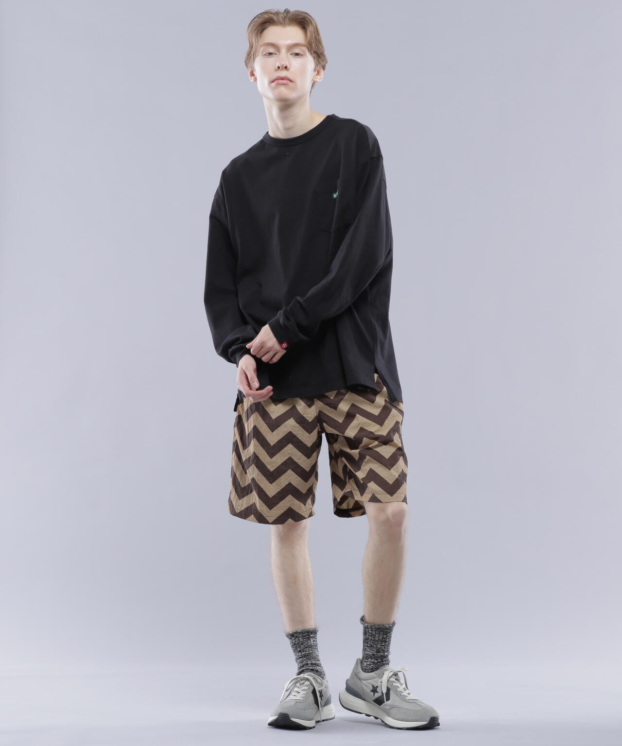 MANASTASH/マナスタッシュ/ZG COLOR SHORTS/ジグザクカラーショーツ