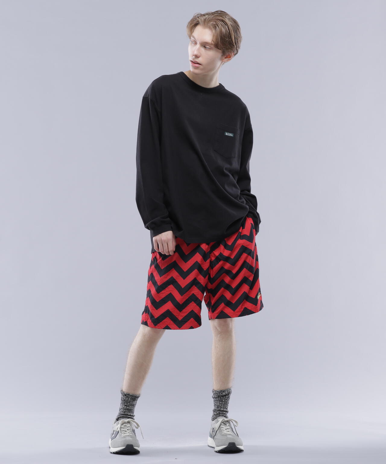 MANASTASH/マナスタッシュ/ZG COLOR SHORTS/ジグザクカラーショーツ