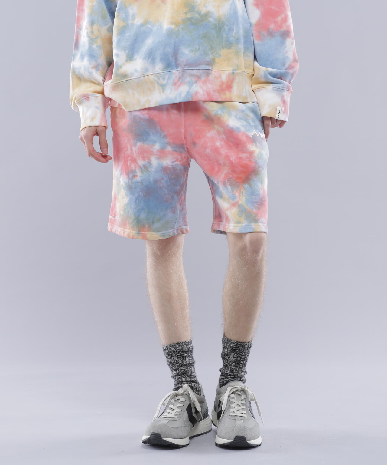 MANASTASH/マナスタッシュ/TIE DYE SWEAT SHORTS/タイダイショーツ