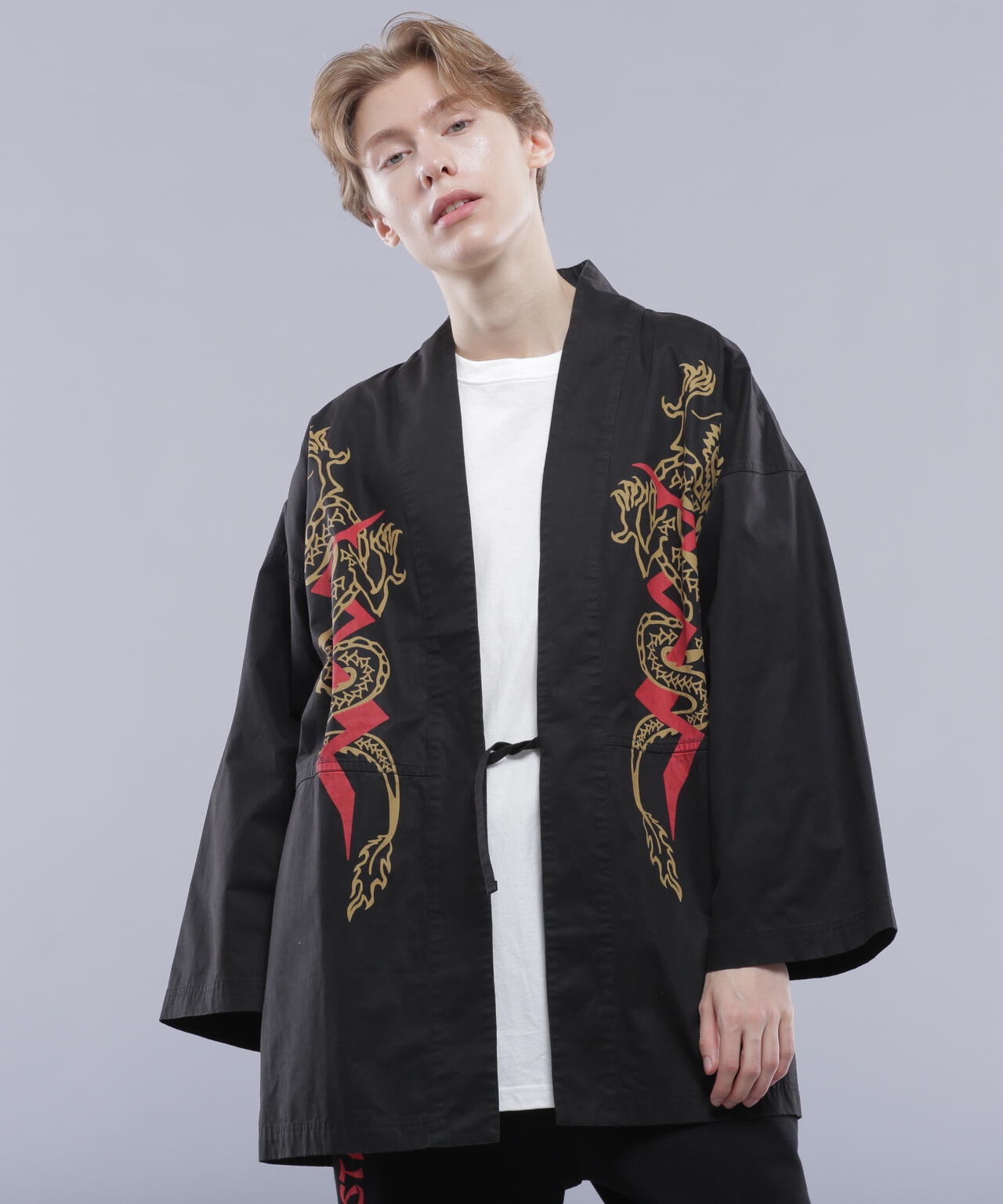 MANASTASH/マナスタッシュ/DRAGON HANTEN SHIRT/ドラゴンはんてんシャツ