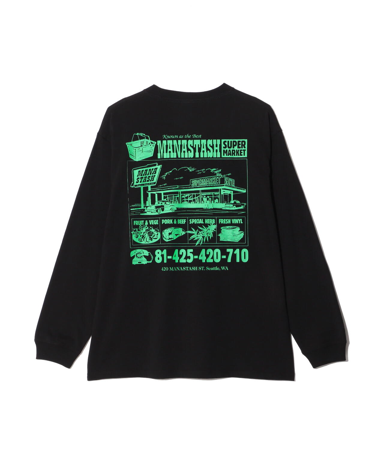 MANASTASH/マナスタッシュ/CiTee L/S SUPERMARKET