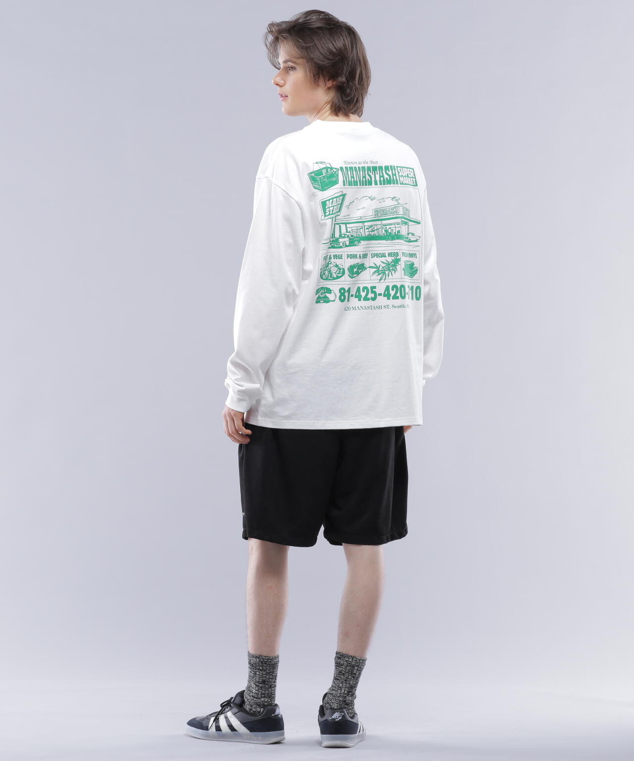MANASTASH/マナスタッシュ/CiTee L/S SUPERMARKET