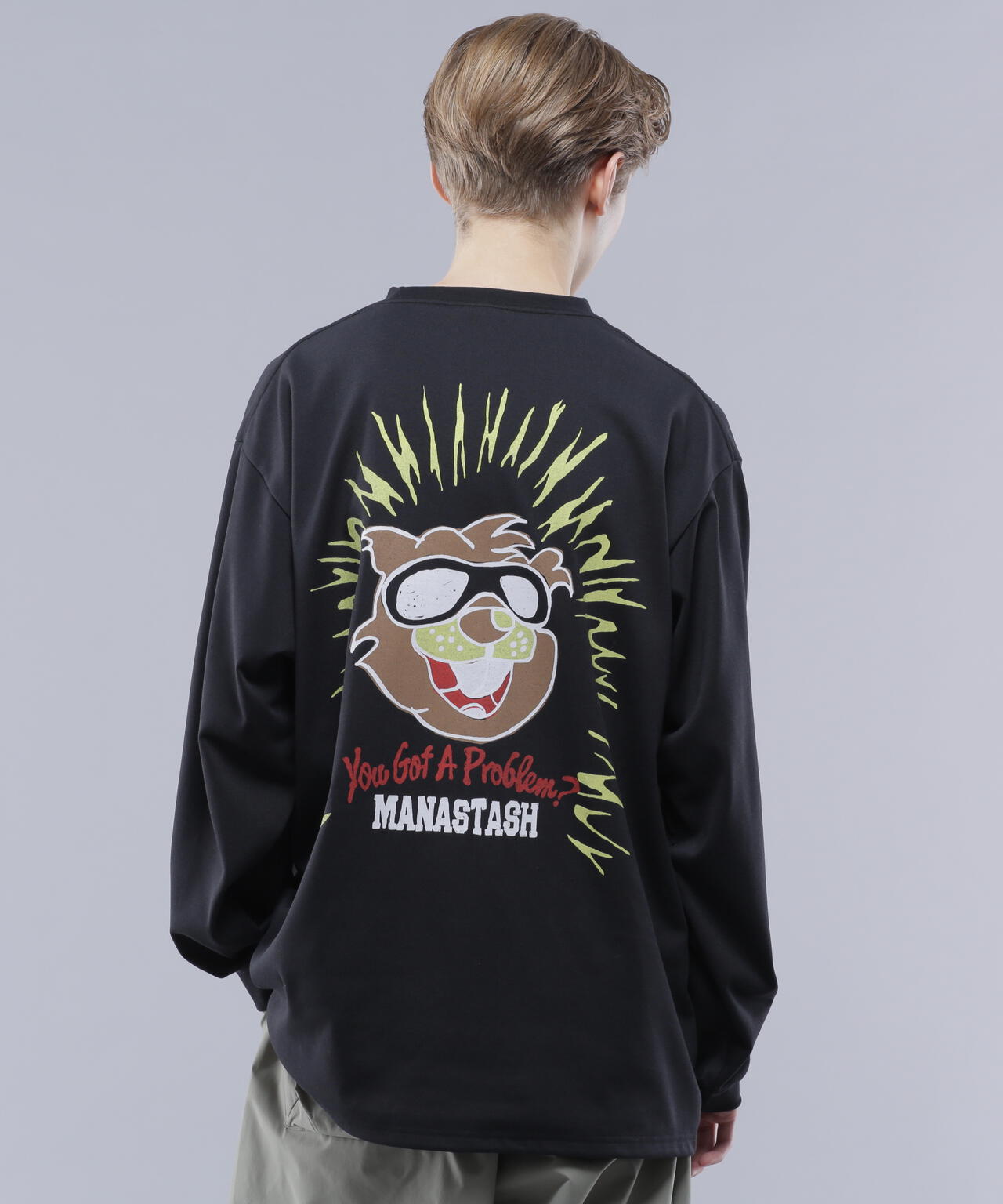 MANASTASH/マナスタッシュ/RE:POLY L/S TEE BEAVER