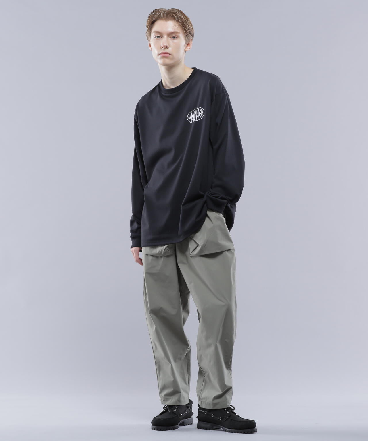 MANASTASH/マナスタッシュ/RE:POLY L/S TEE BEAVER