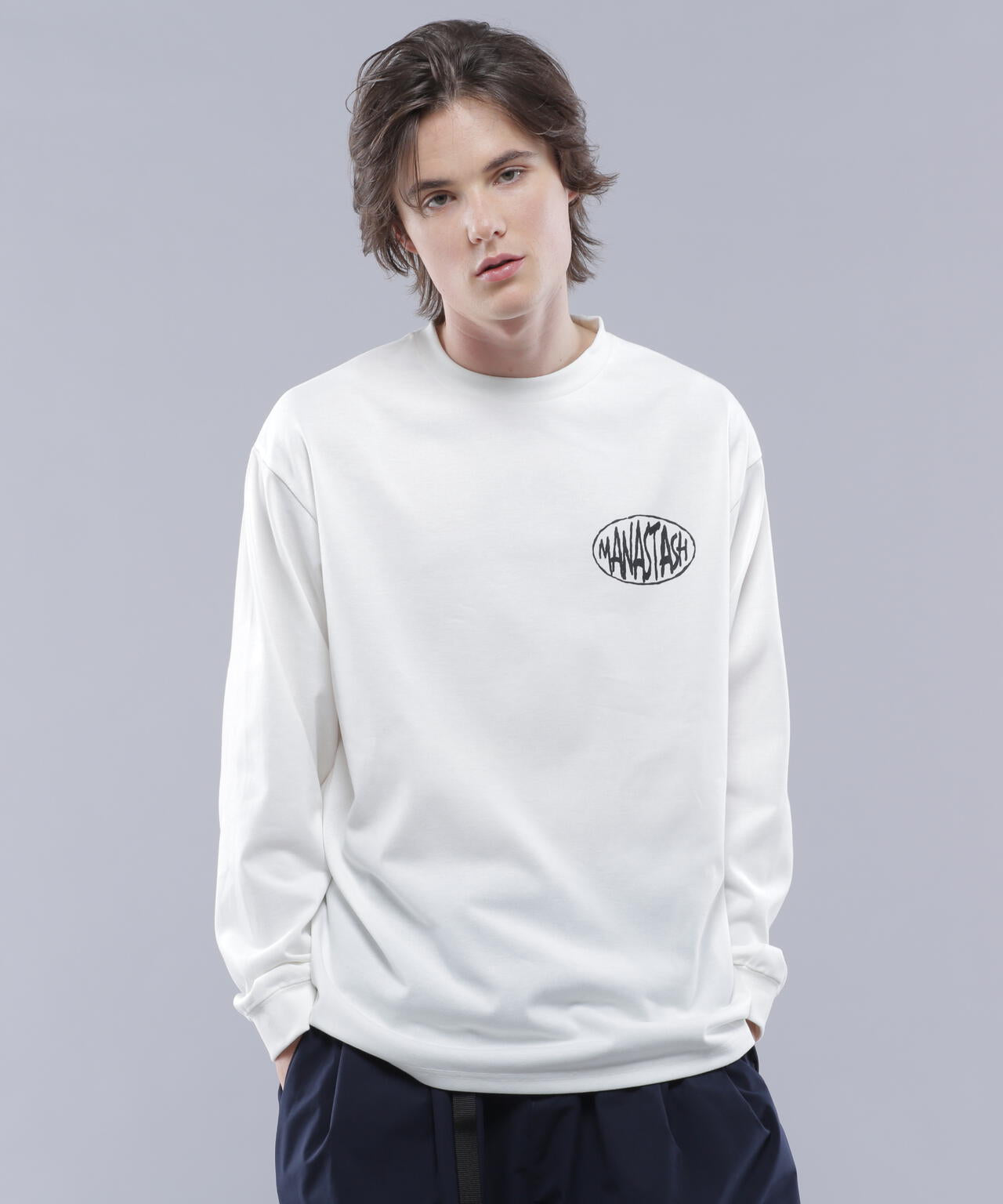 MANASTASH/マナスタッシュ/RE:POLY L/S TEE BEAVER