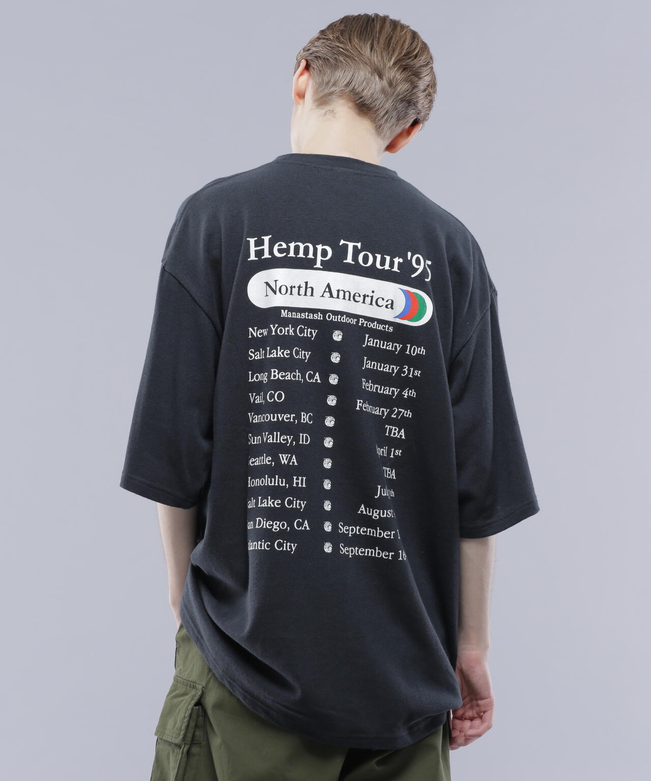 MANASTASH/マナスタッシュ/HEMP TEE TOUR/ヘンプツアーTシャツ