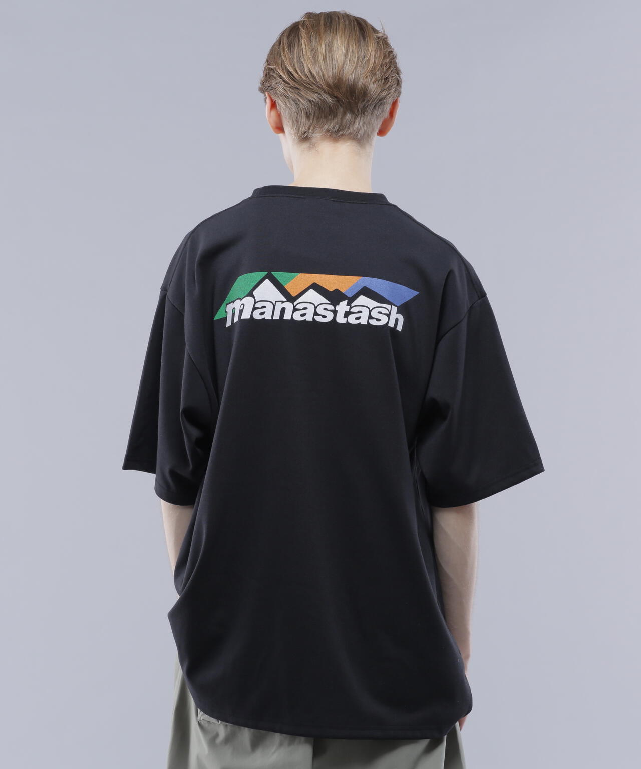 MANASTASH/マナスタッシュ/RE:POLY TEE SCHEME LOGO