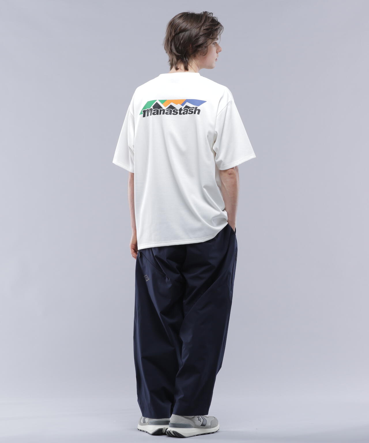 MANASTASH/マナスタッシュ/RE:POLY TEE SCHEME LOGO