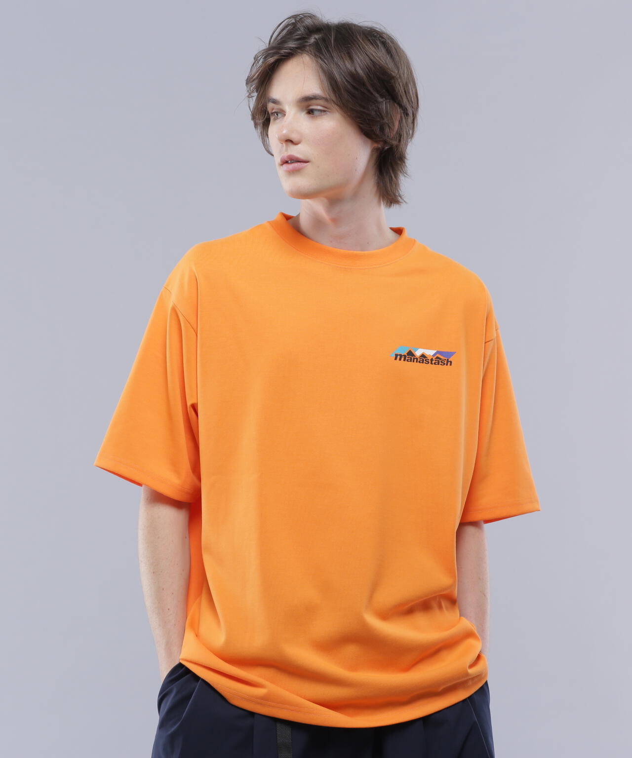 MANASTASH/マナスタッシュ/RE:POLY TEE SCHEME LOGO