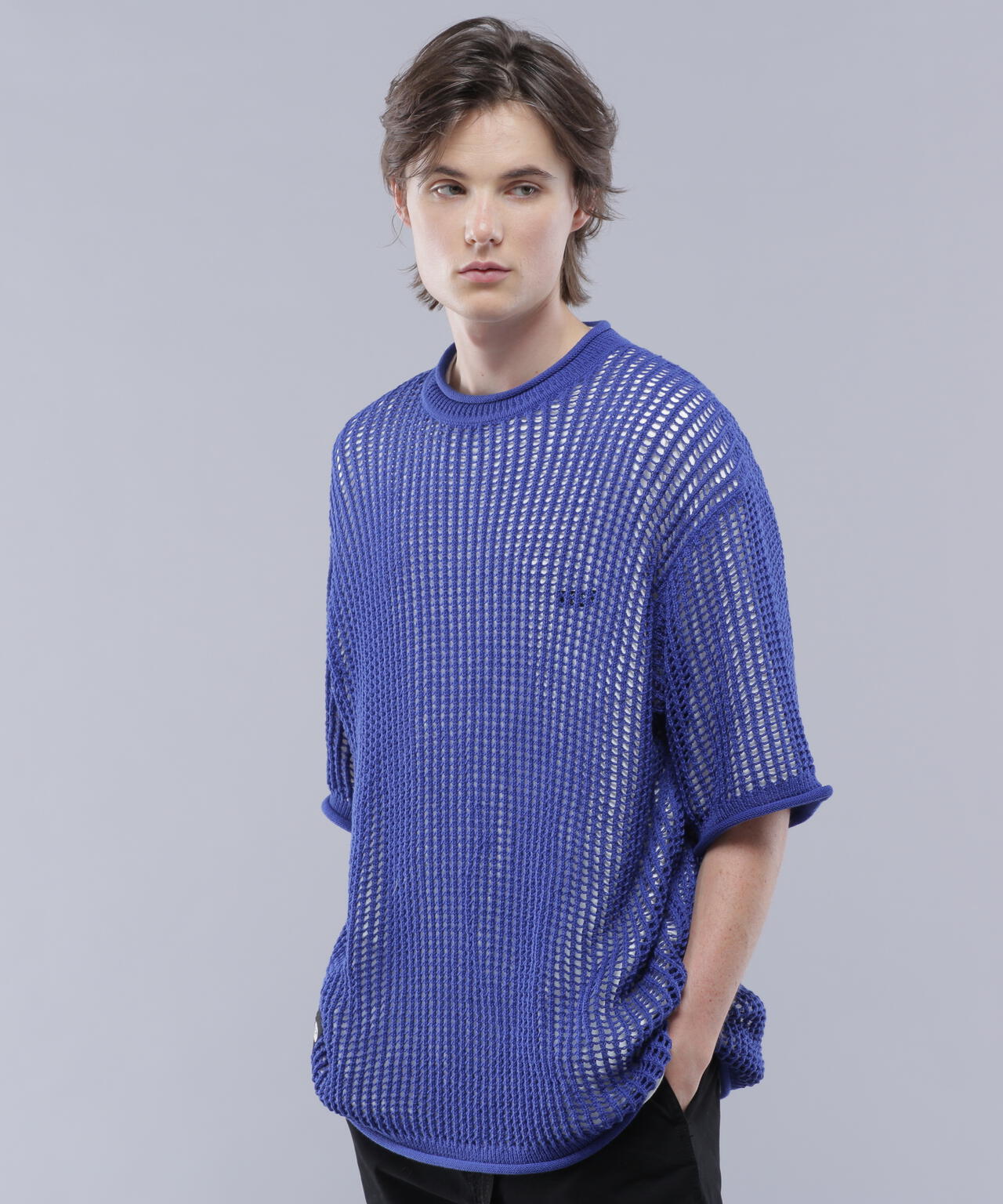 MANASTASH/マナスタッシュ/MESH SUMMER SWEATER/メッシュサマーセーター