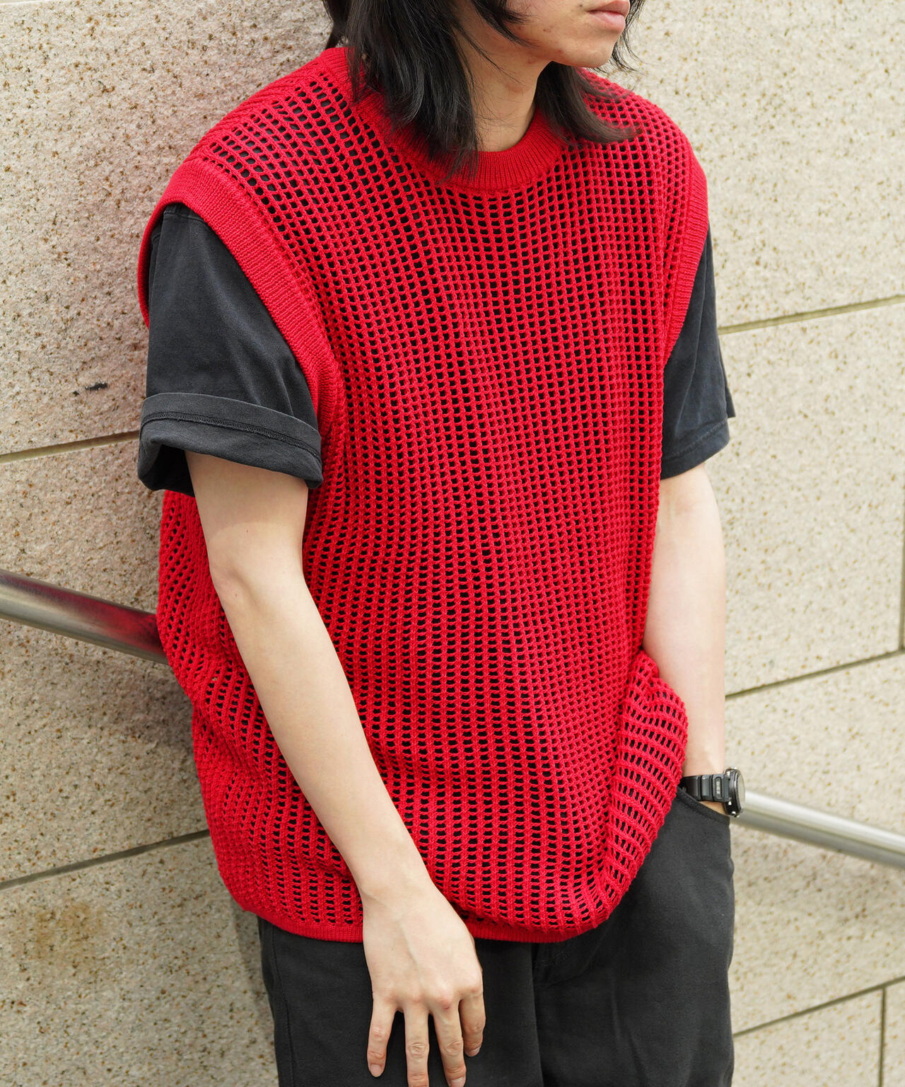 MANASTASH/マナスタッシュ/MS MESH VEST/メッシュベスト