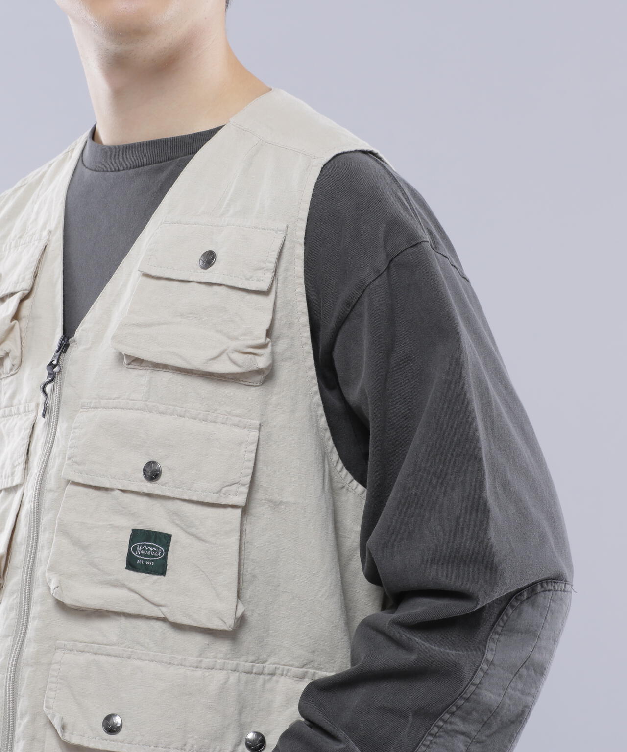 MANASTASH/マナスタッシュ/HEMP POP VEST/ヘンプポップベスト