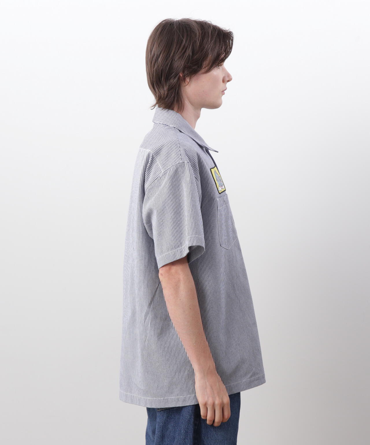 MANASTASH/マナスタッシュ/PATCHED LOGO WORK SHIRTS