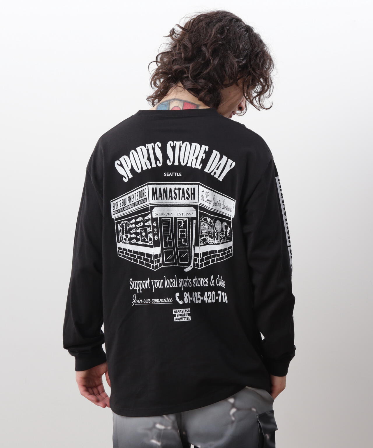 MANASTASH/マナスタッシュ/CiTee L/S TEE SSD /シティ ロンT