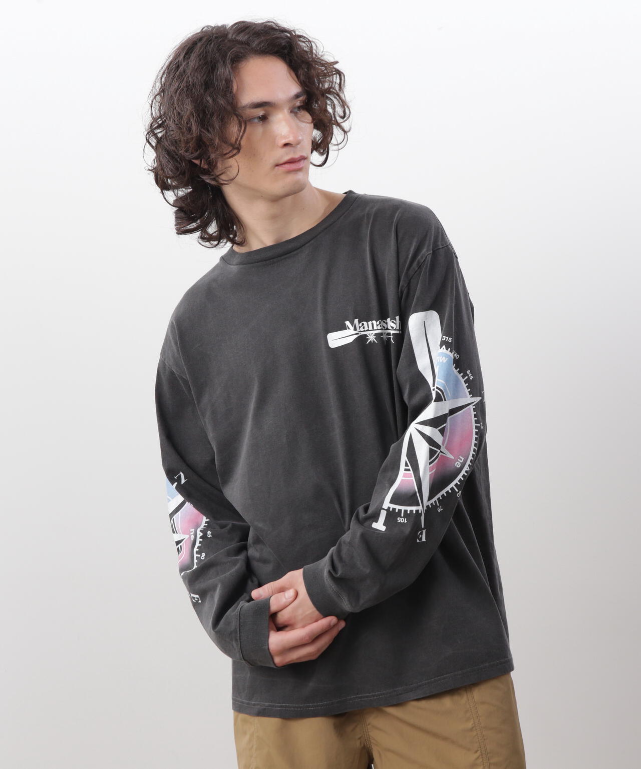 MANASTASH/マナスタッシュ/PUMICE L/S TEE MCC