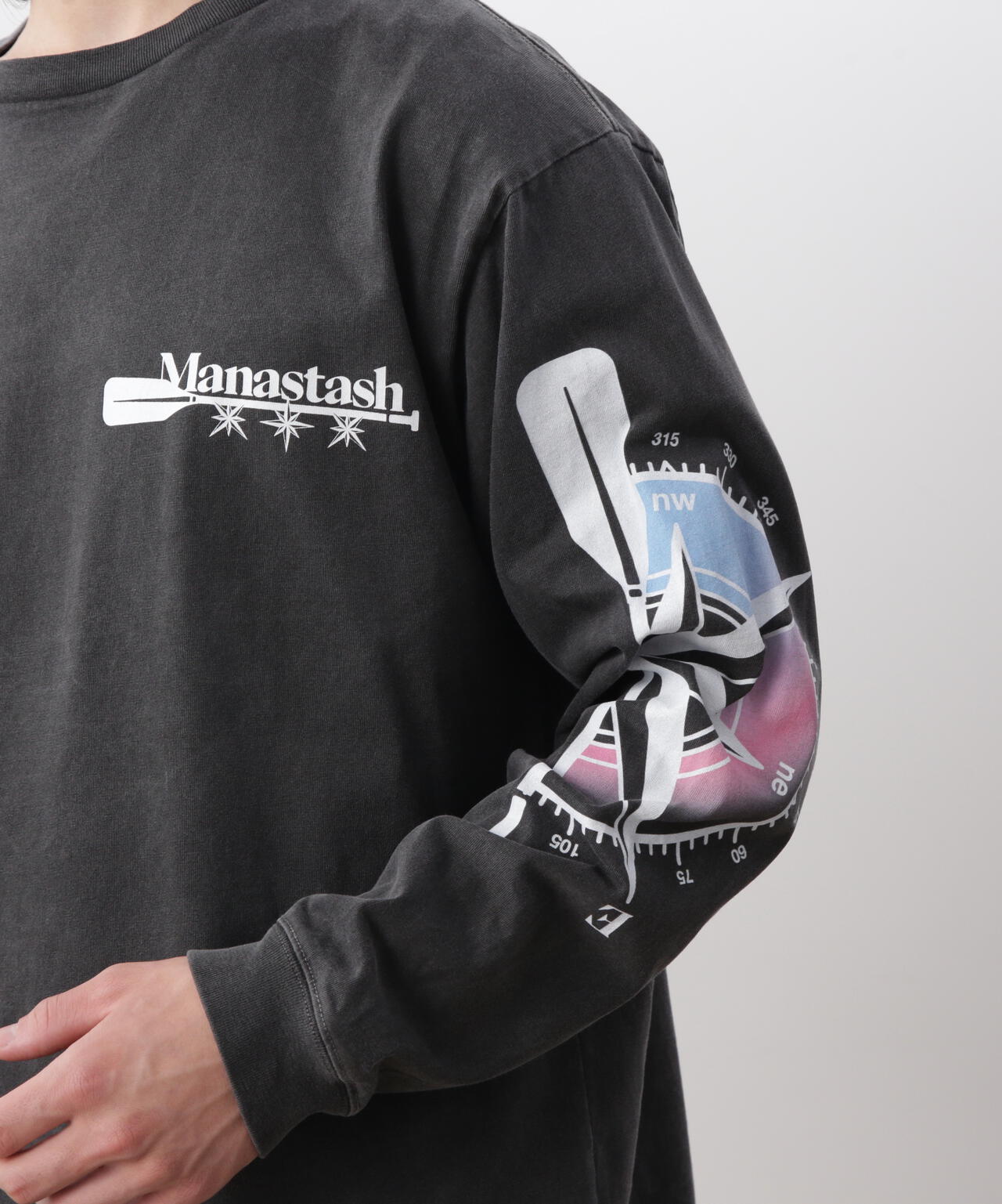MANASTASH/マナスタッシュ/PUMICE L/S TEE MCC