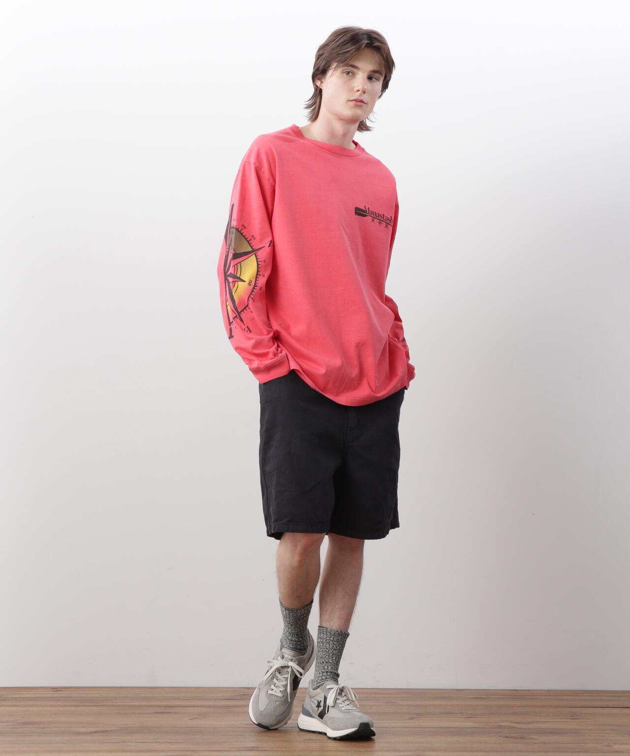MANASTASH/マナスタッシュ/PUMICE L/S TEE MCC