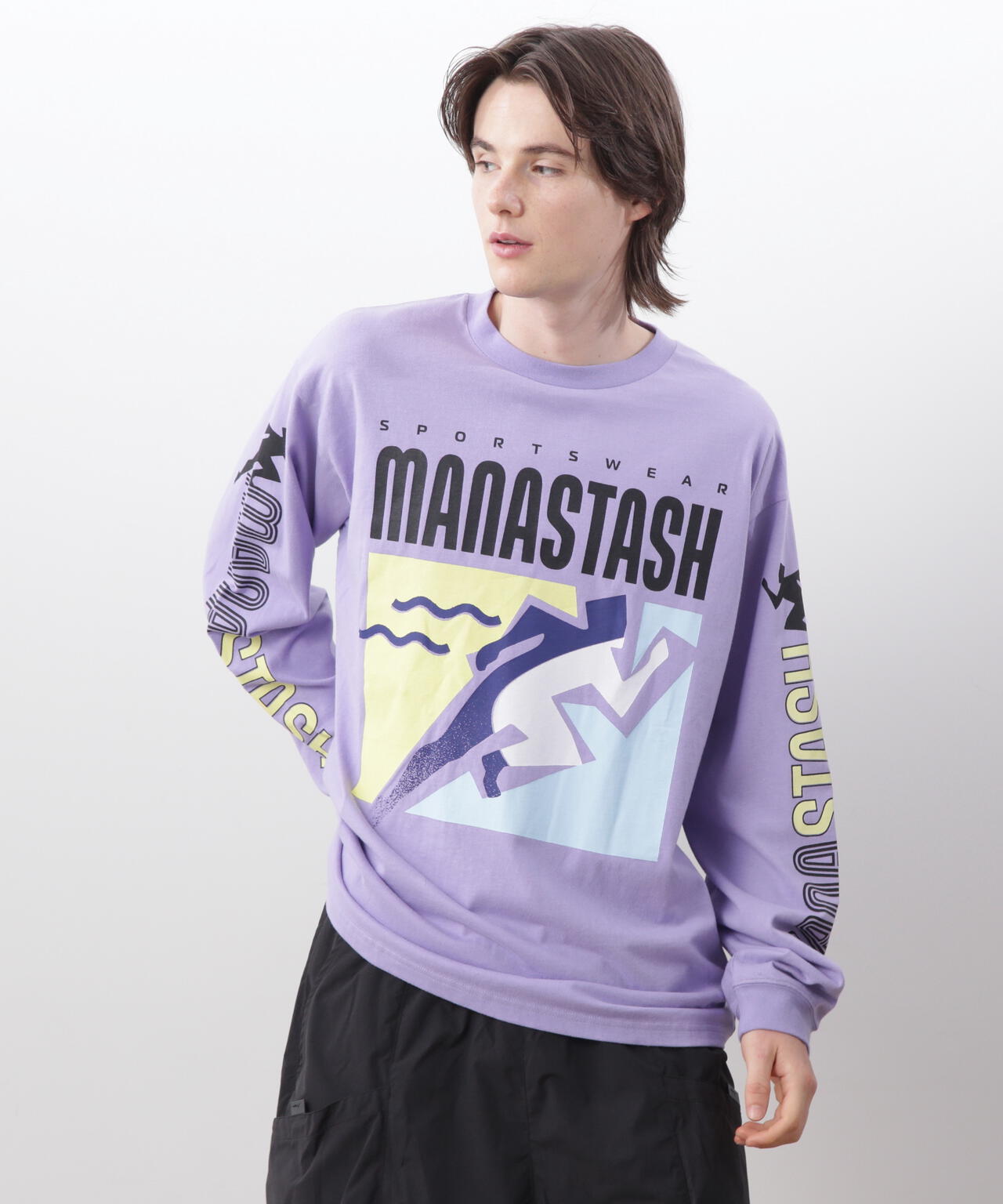 MANASTASH/マナスタッシュ/RE:CTN L/S TEE T&F