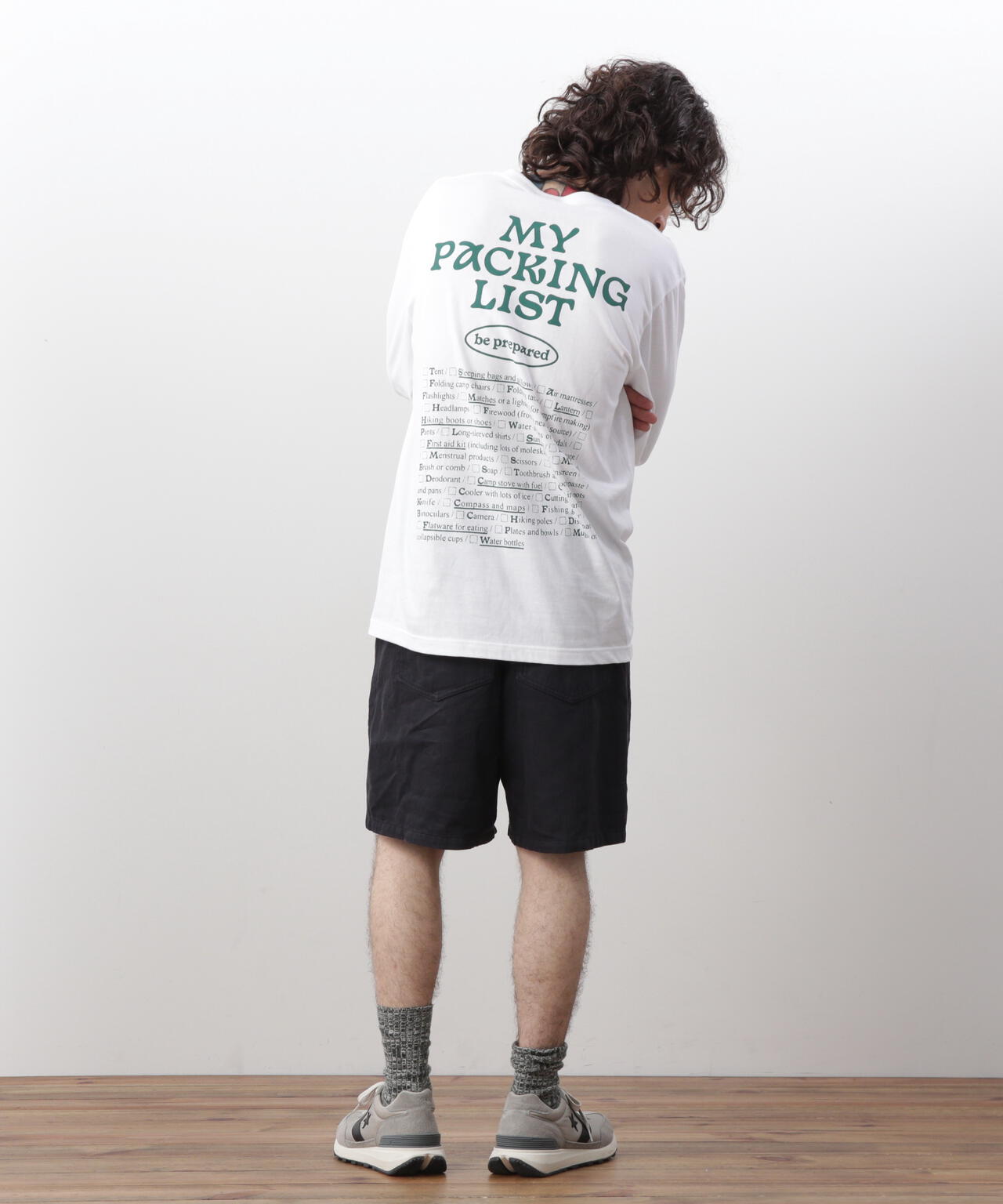 MANASTASH/マナスタッシュ/ L/S TEE BE PREPARED