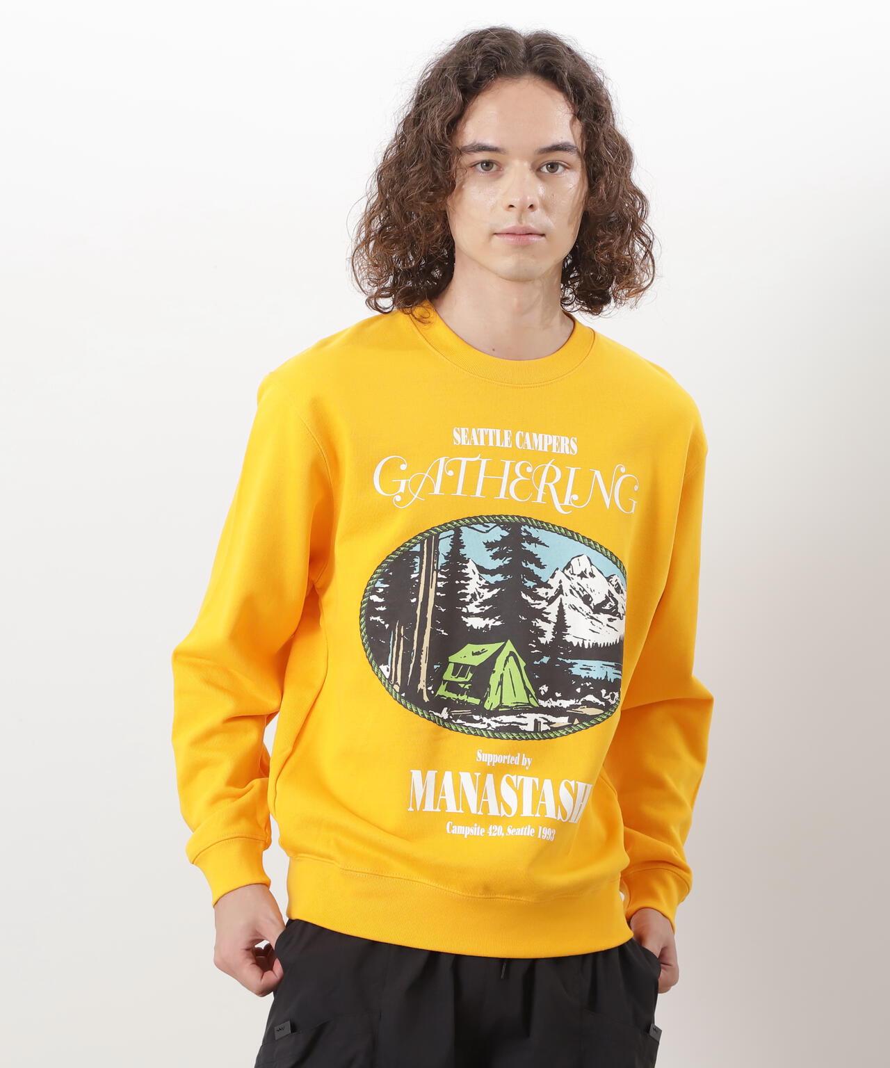 MANASTASH/マナスタッシュ/CREW SWEAT CAMPERS GATHERING