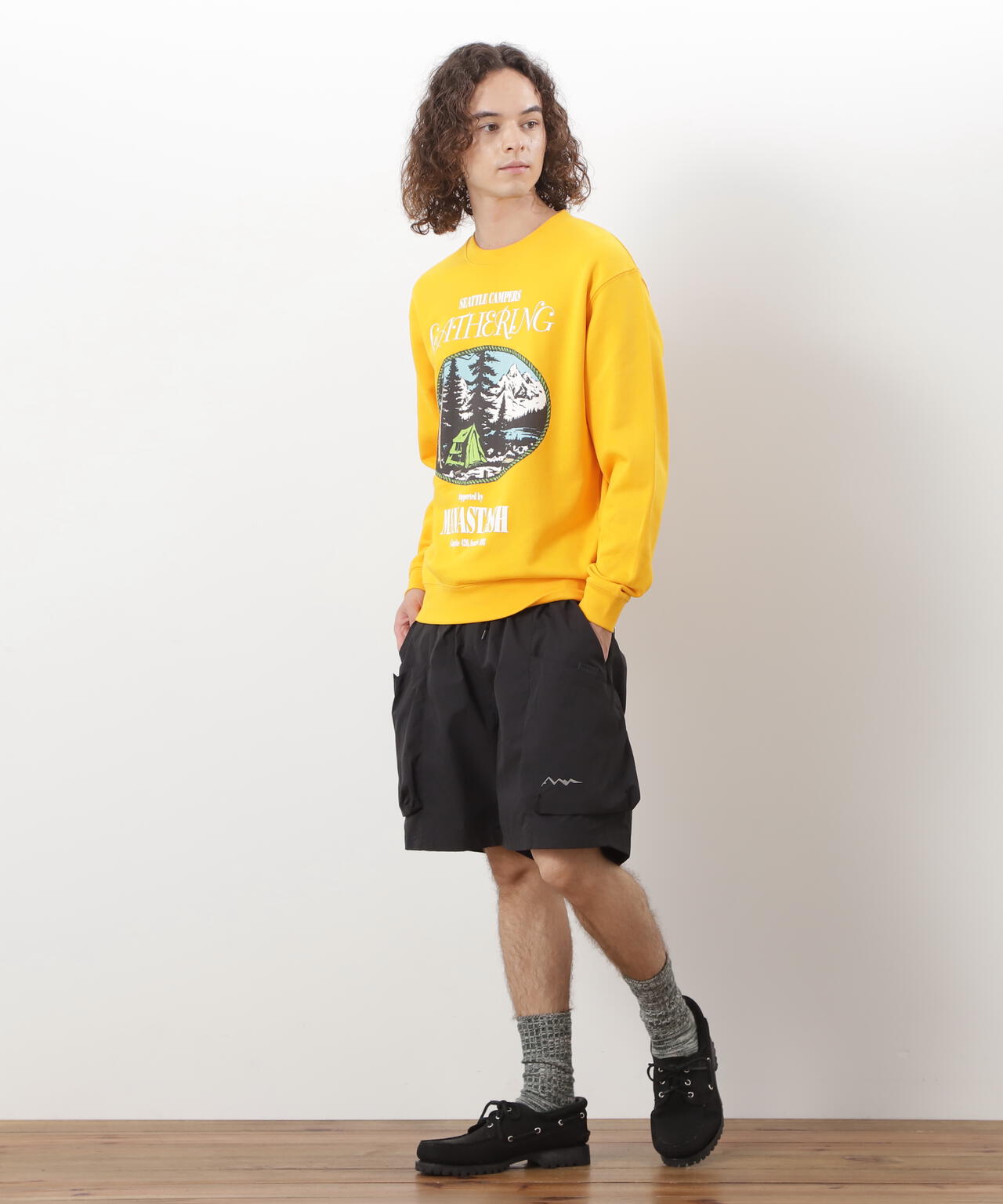 MANASTASH/マナスタッシュ/CREW SWEAT CAMPERS GATHERING