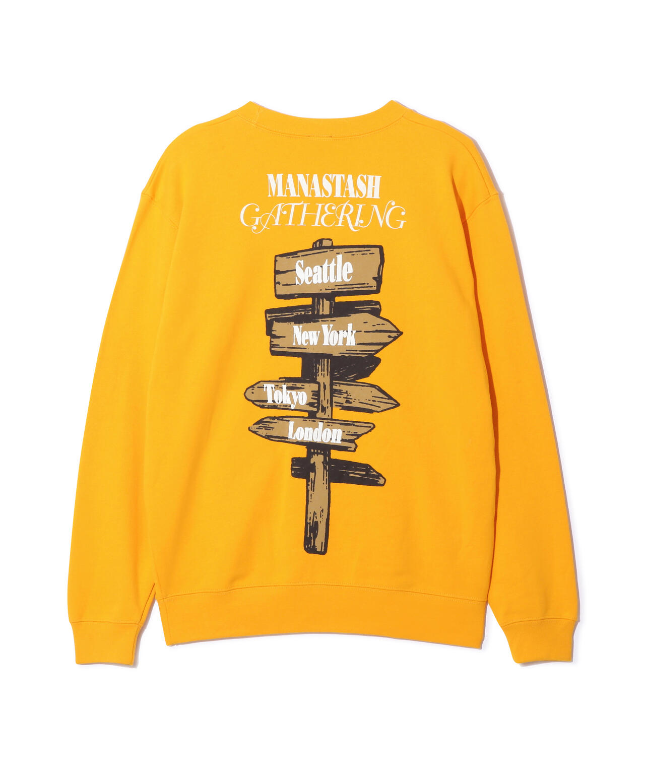 MANASTASH/マナスタッシュ/CREW SWEAT CAMPERS GATHERING