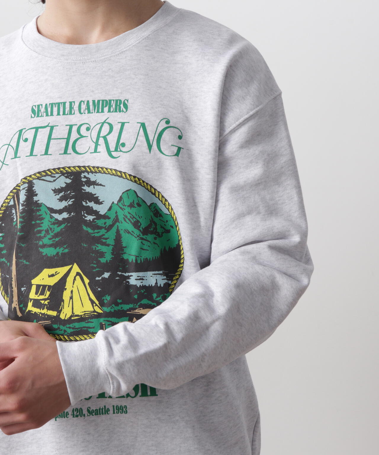 MANASTASH/マナスタッシュ/CREW SWEAT CAMPERS GATHERING