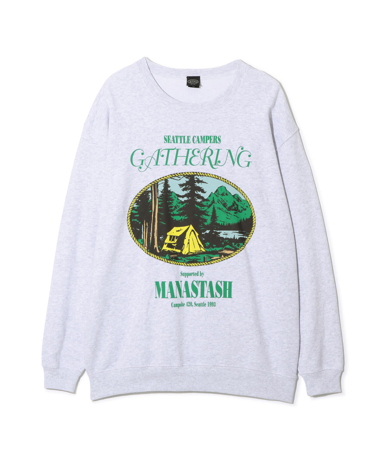 MANASTASH/マナスタッシュ/CREW SWEAT CAMPERS GATHERING