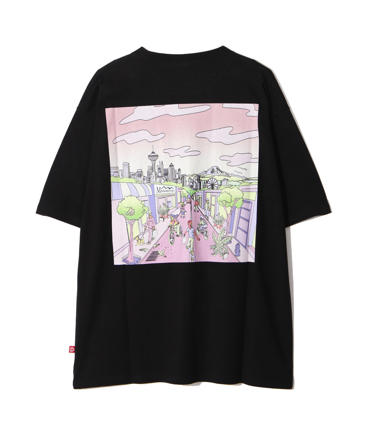 MANASTASH/マナスタッシュ/RE:CTN L/S TEE DT SEATTLE