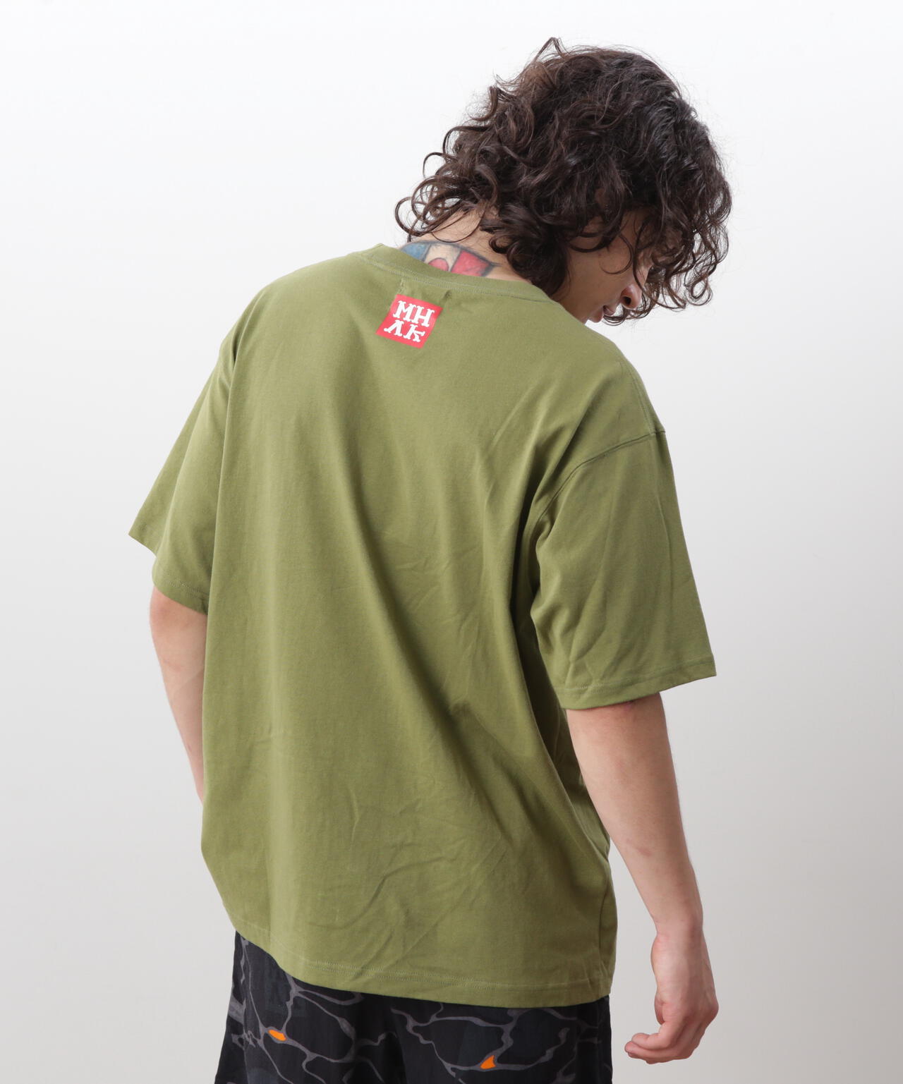 MANASTASH/マナスタッシュ/MHAK LOGO  TEE
