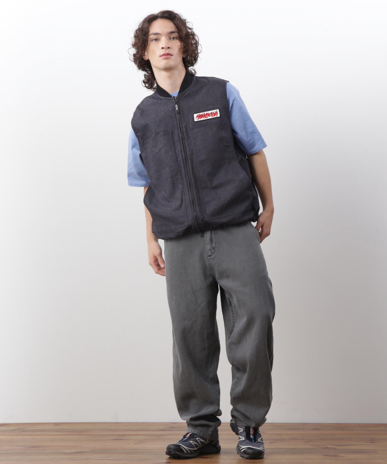 MANASTASH/マナスタッシュ/PATCHED LOGO WORK VEST