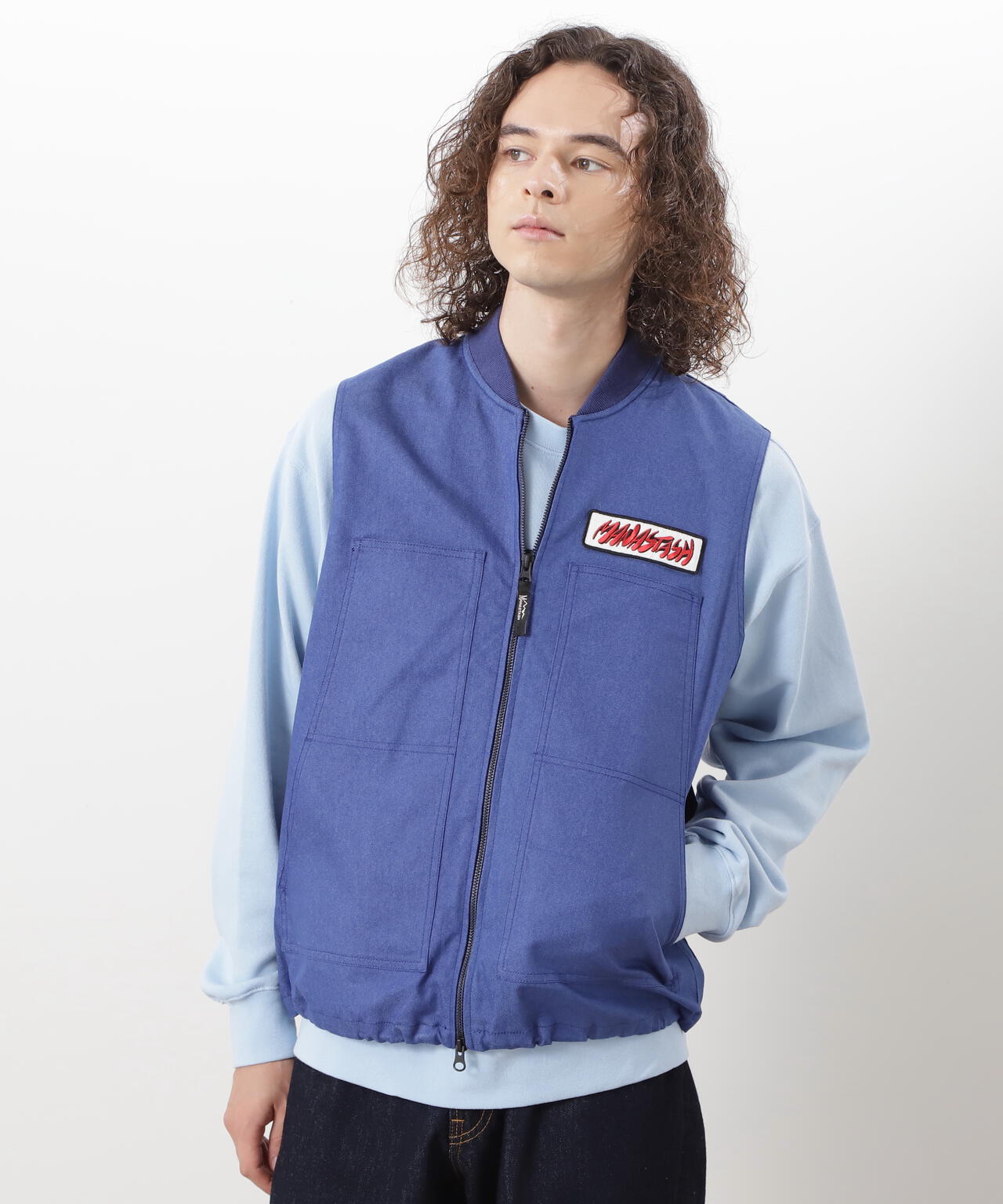 MANASTASH/マナスタッシュ/PATCHED LOGO WORK VEST
