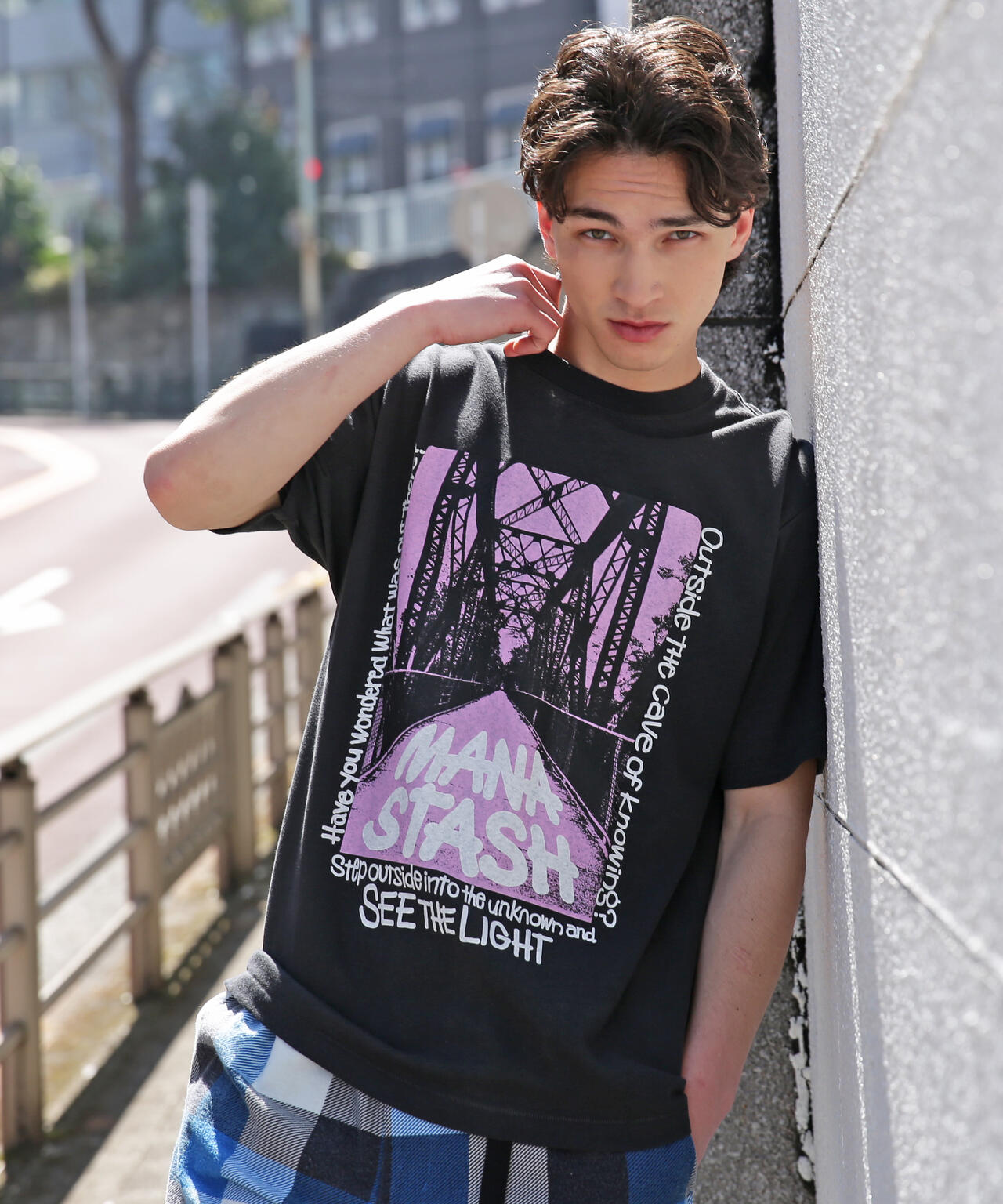 MANASTASH/マナスタッシュ/HEMP TEE TRESTLE