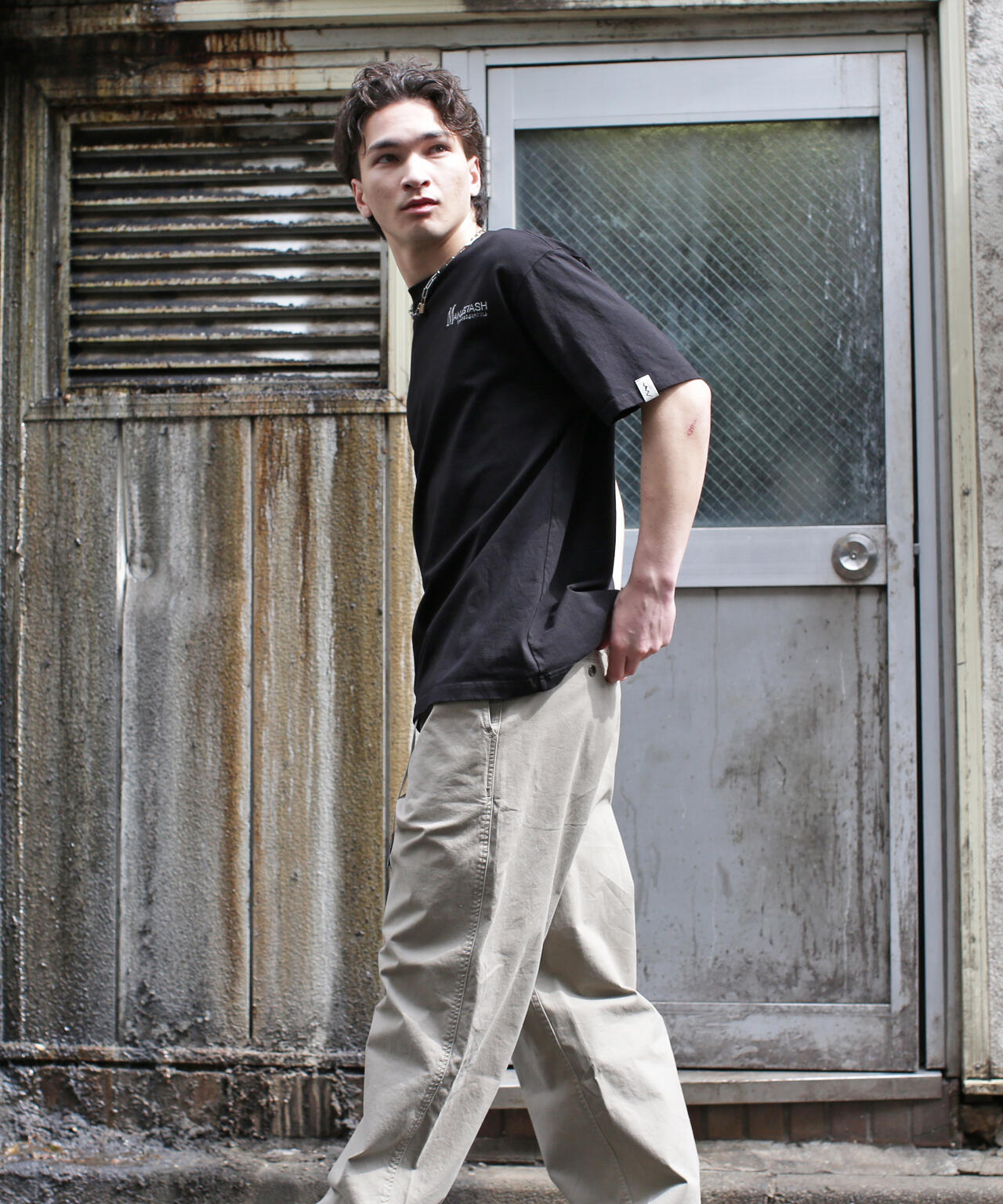 MANASTASH/マナスタッシュ/MANA EMB LOGO TEE