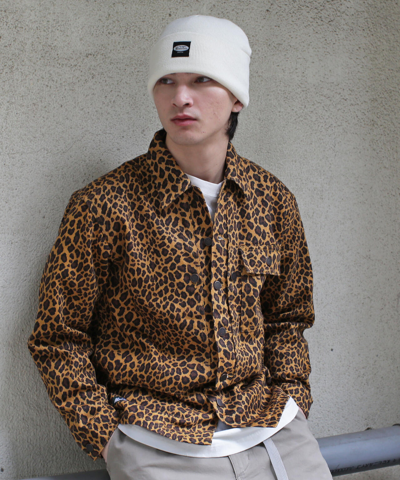 MANASTASH/マナスタッシュ/HEMP TWILL JKT LEOPARD