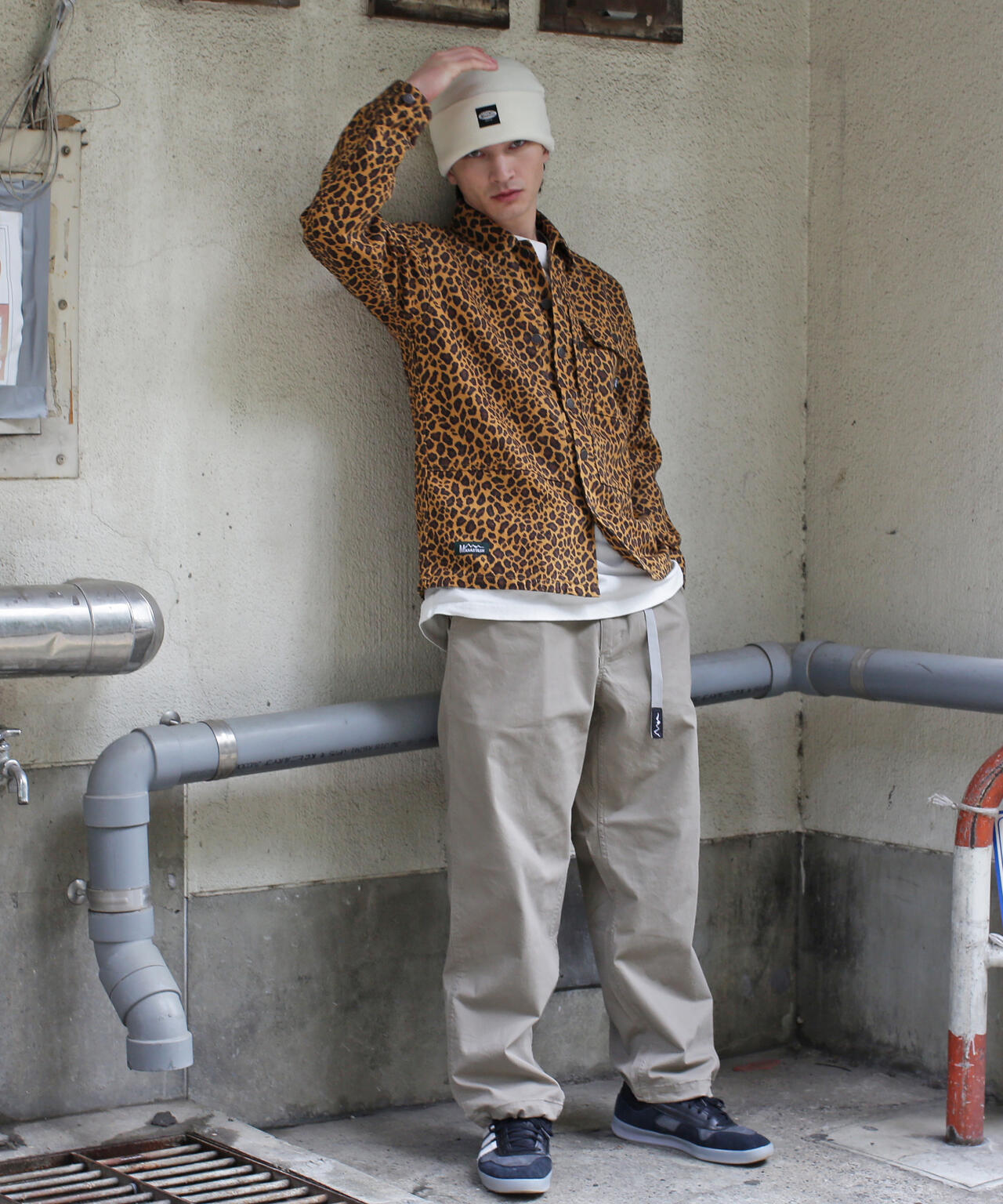MANASTASH/マナスタッシュ/HEMP TWILL JKT LEOPARD