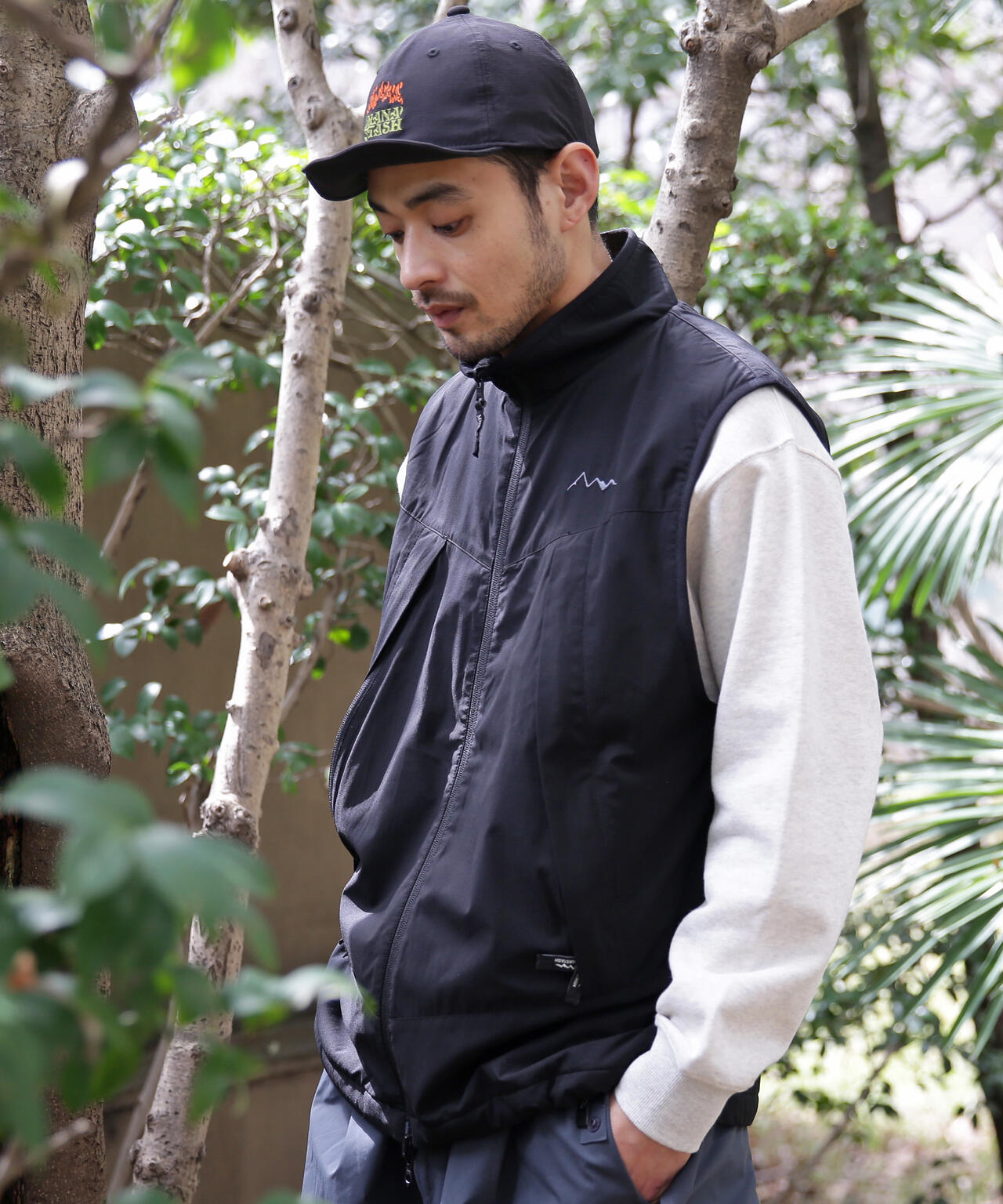 MANASTASH/マナスタッシュ/GRID FLEECE REVERSIBLE VEST