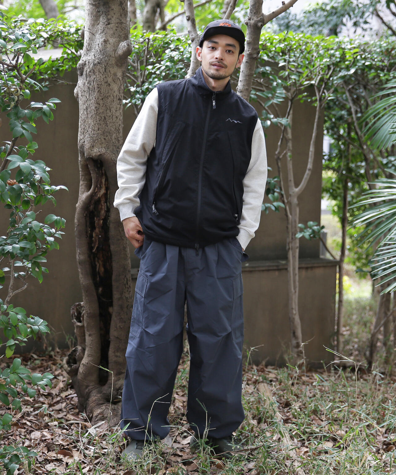 MANASTASH/マナスタッシュ/GRID FLEECE REVERSIBLE VEST