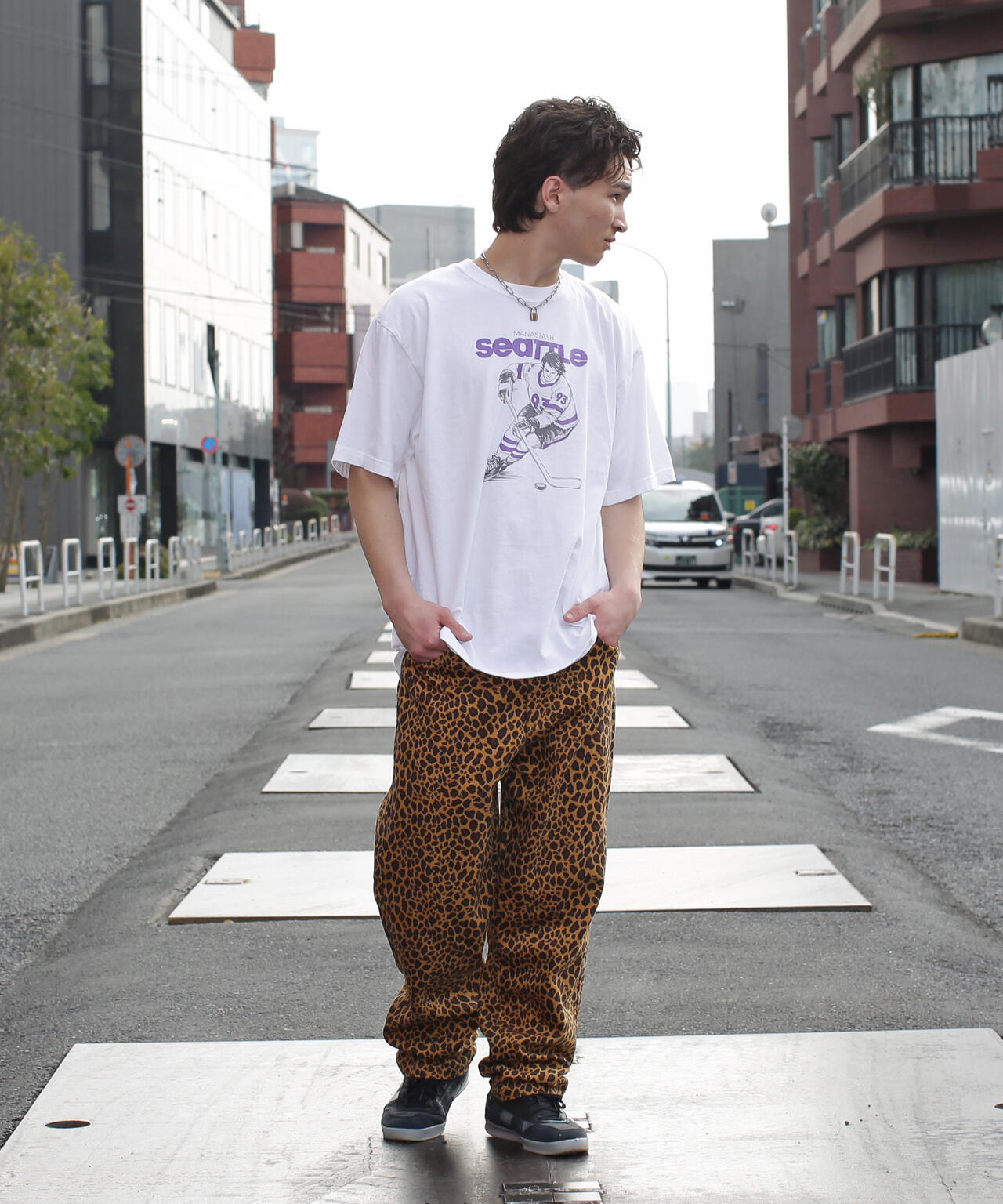 GOOD ROCK SPEED×MANASTASH/別注レトロスポーツコラボTシャツ