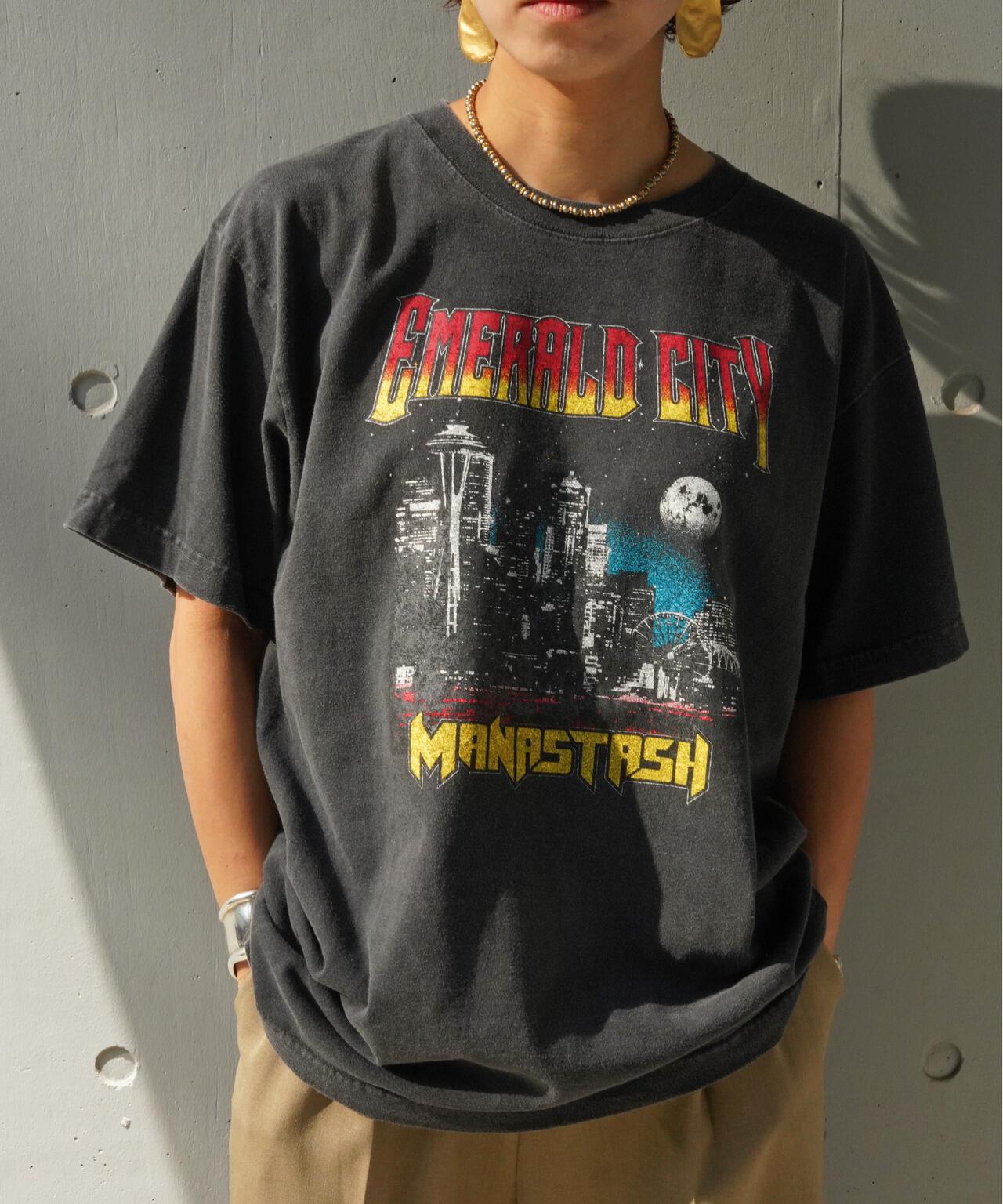 GOOD ROCK SPEED×MANASTASH/別注 Emerald CityコラボTシャツ《メンズ・ウィメンズ・ユニセックス》