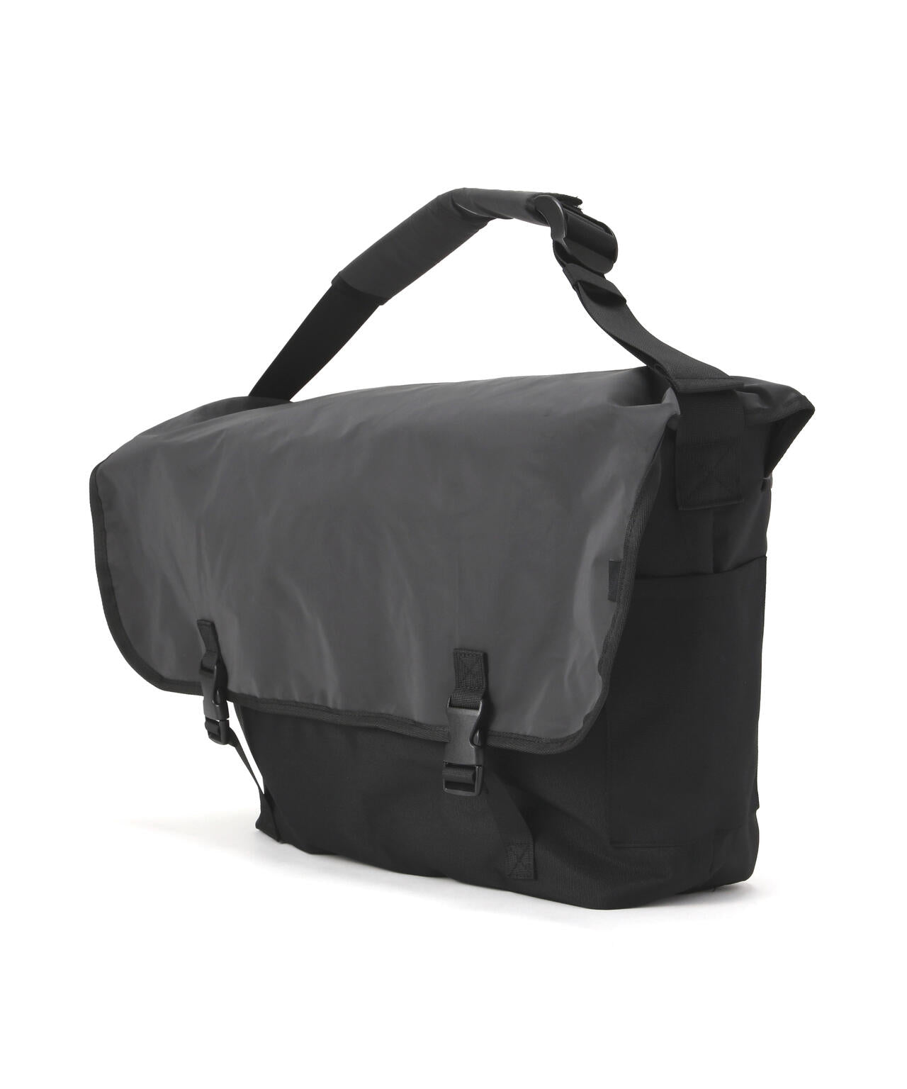 PACKING/パッキング/BLACK REFLECTIVE MESSENGER/リフレクティブメッセンジャーバッグ