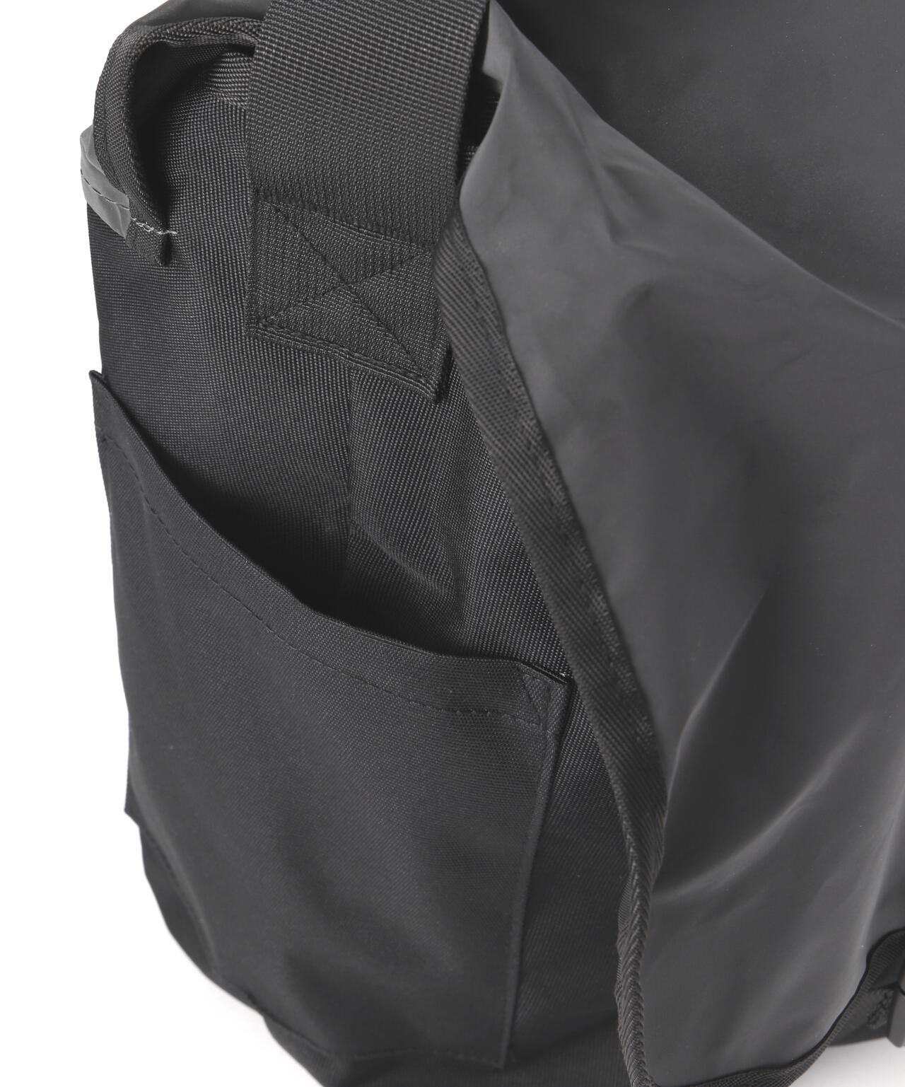 PACKING/パッキング/BLACK REFLECTIVE MESSENGER/リフレクティブメッセンジャーバッグ