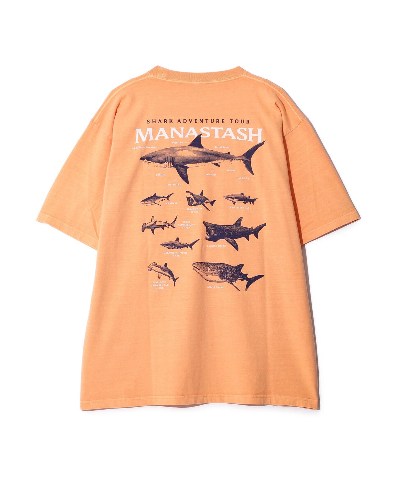 MANASTASH/マナスタッシュ/PUMICE TEE SHARK