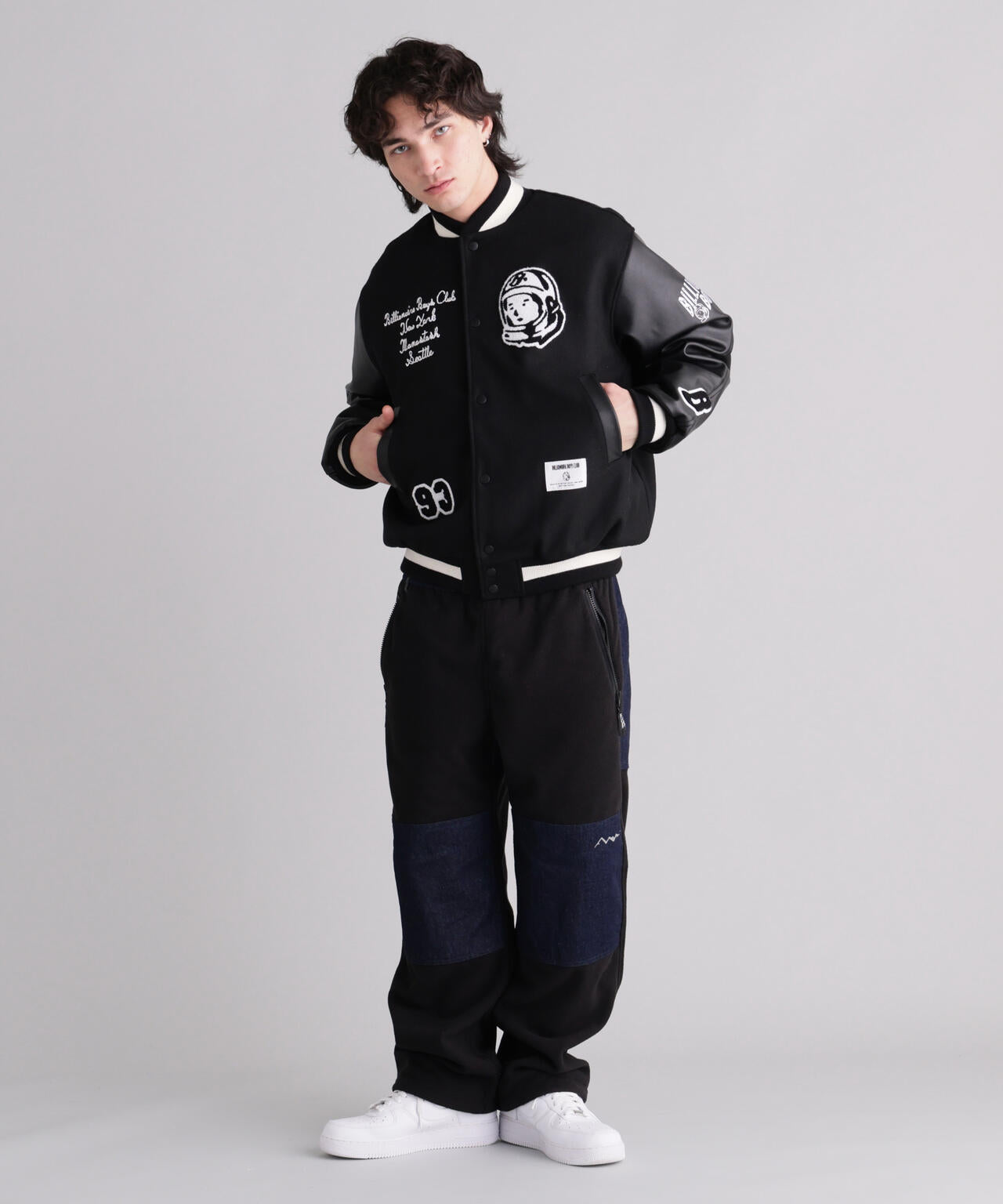 MANASTASHxBILLIONAIRE BOYS CLUB/ビリオネア・ボーイズ・クラブ/BBC MANA VARSITY JACKET