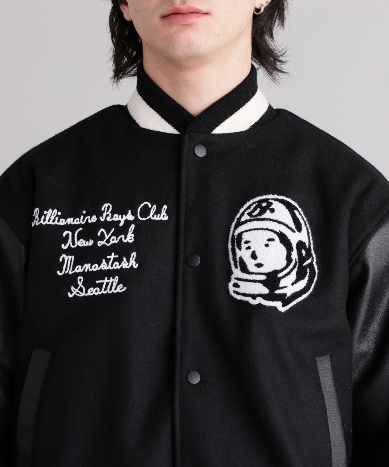 MANASTASHxBILLIONAIRE BOYS CLUB/ビリオネア・ボーイズ・クラブ/BBC MANA VARSITY JACKET