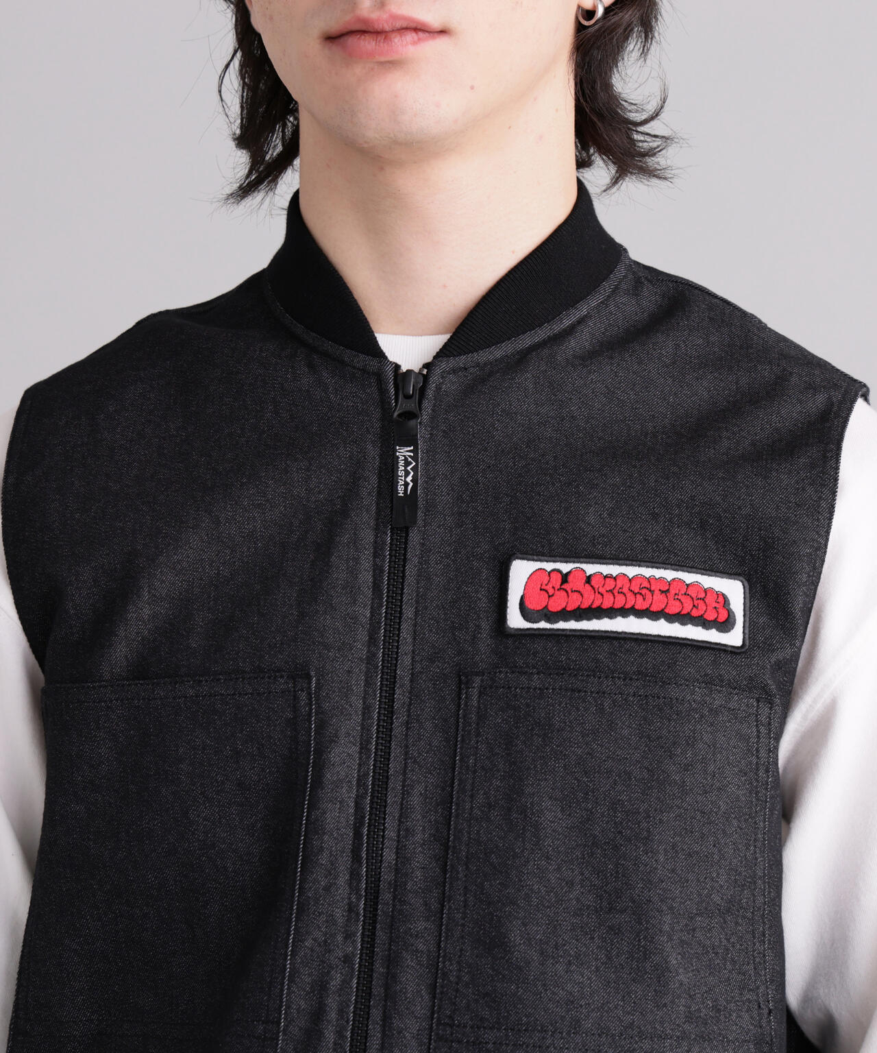 MANASTASH/マナスタッシュ/PATCHED LOGO WORK VEST
