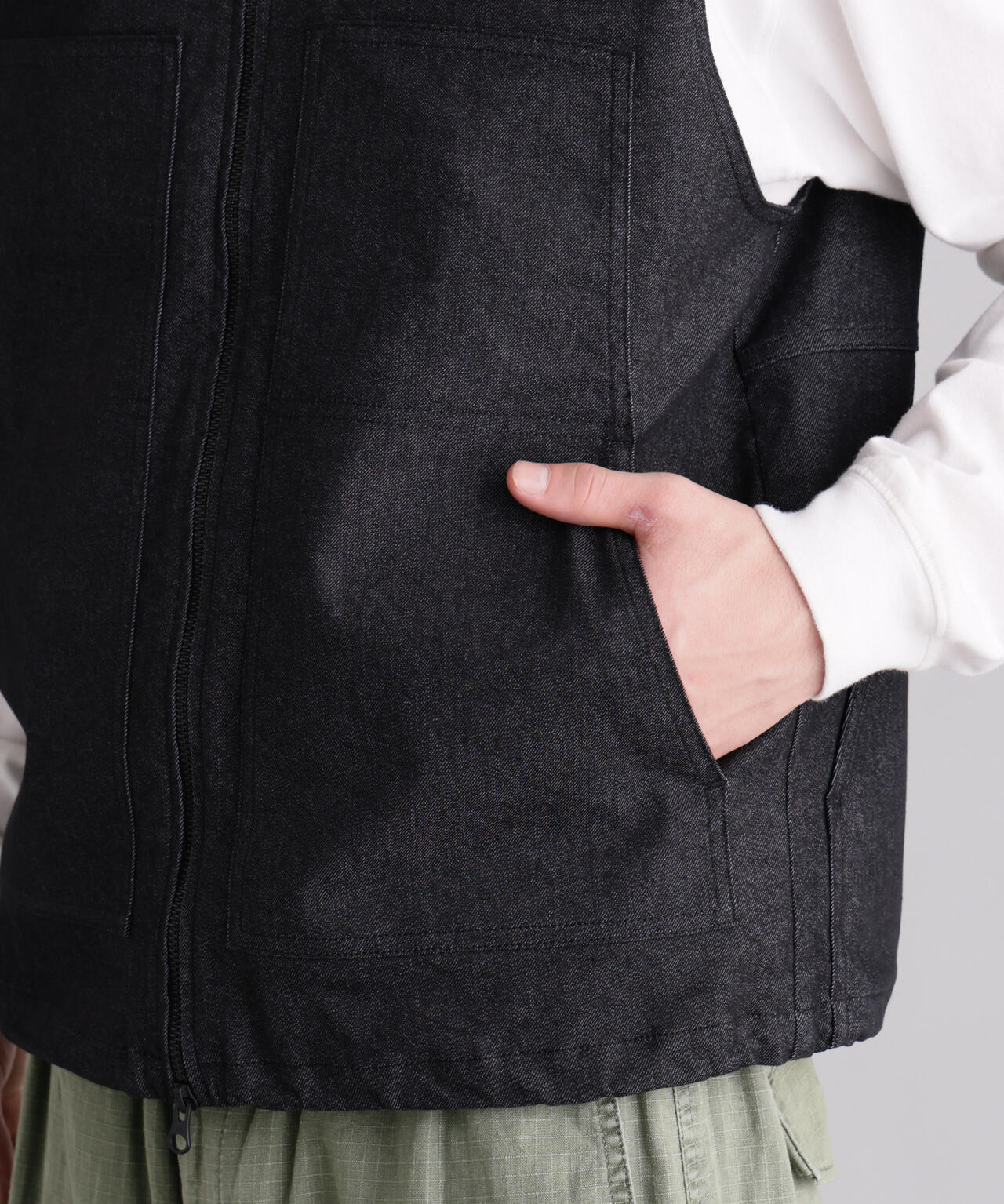 MANASTASH/マナスタッシュ/PATCHED LOGO WORK VEST