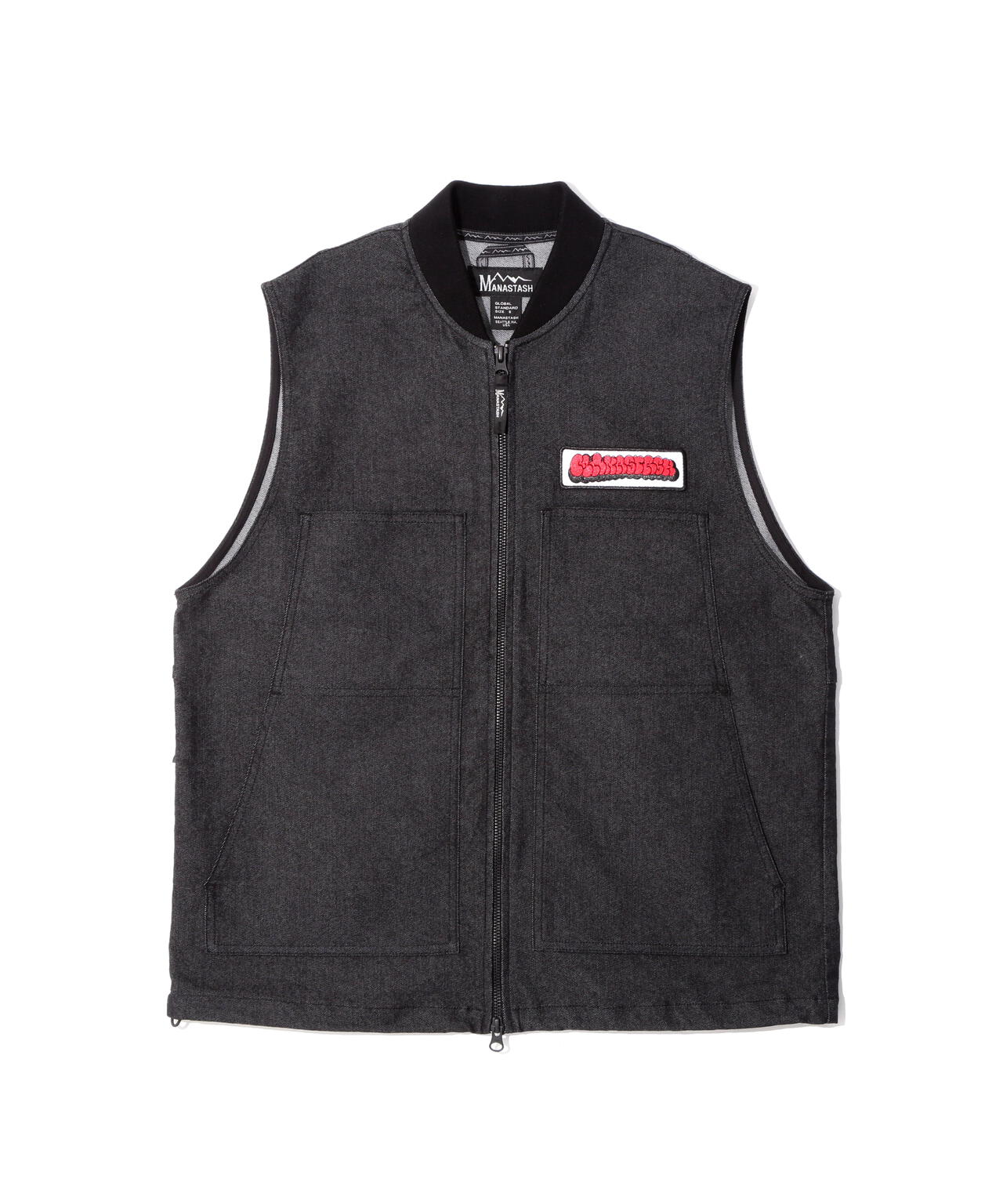 MANASTASH/マナスタッシュ/PATCHED LOGO WORK VEST