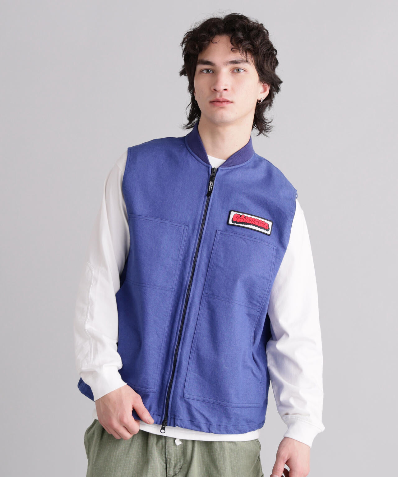 MANASTASH/マナスタッシュ/PATCHED LOGO WORK VEST