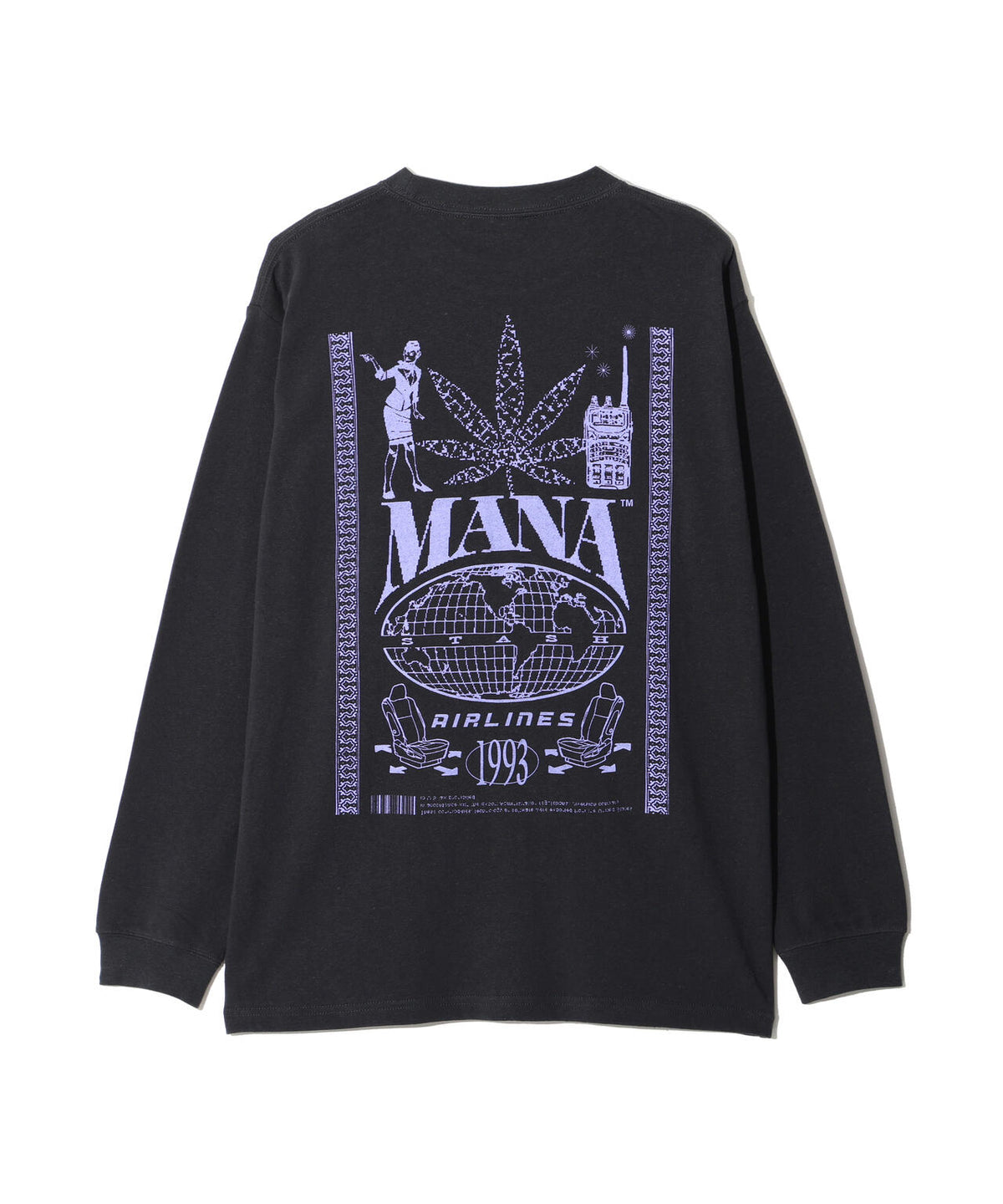 MANASTASH/マナスタッシュ/HEMP L/S TEE AIRLINES/ヘンプロングスリーブティーエアライン
